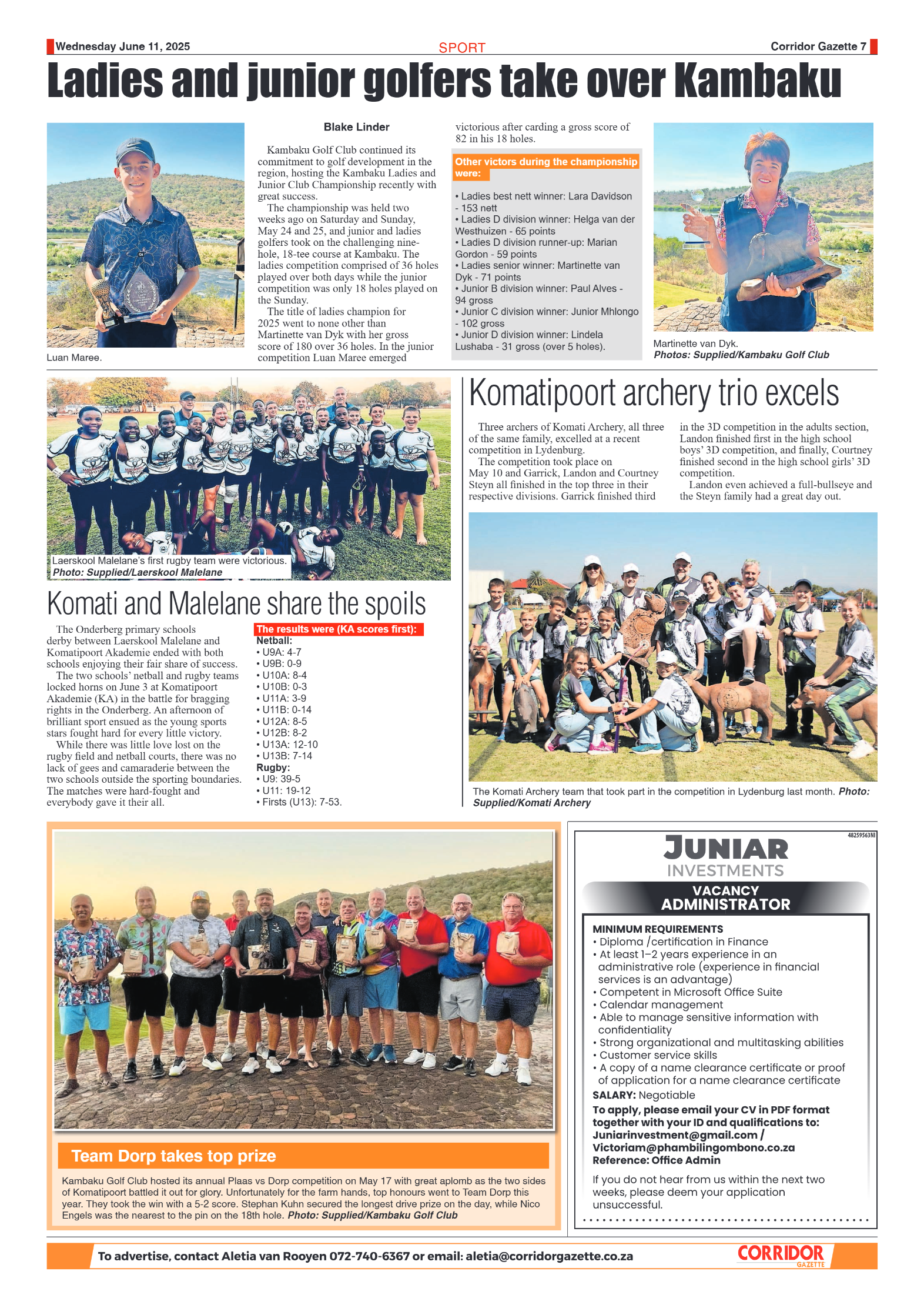 Corridor Gazette 11 June 2025 page 7