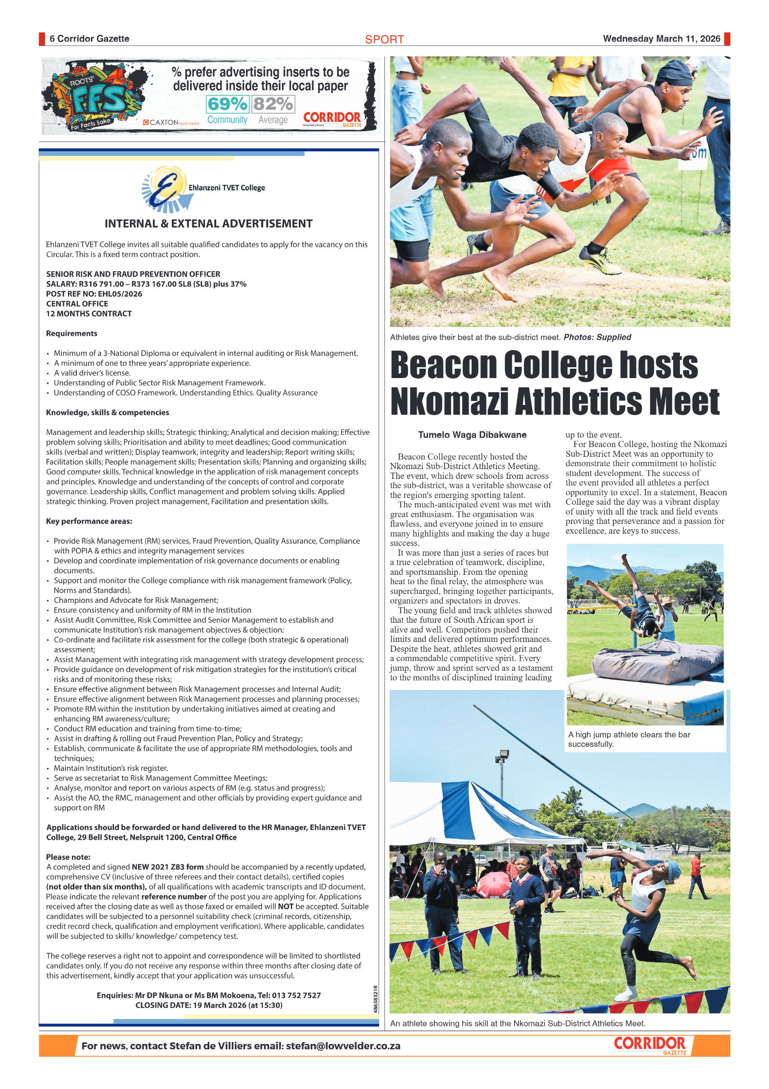 Corridor Gazette 11 March 2026 page 6