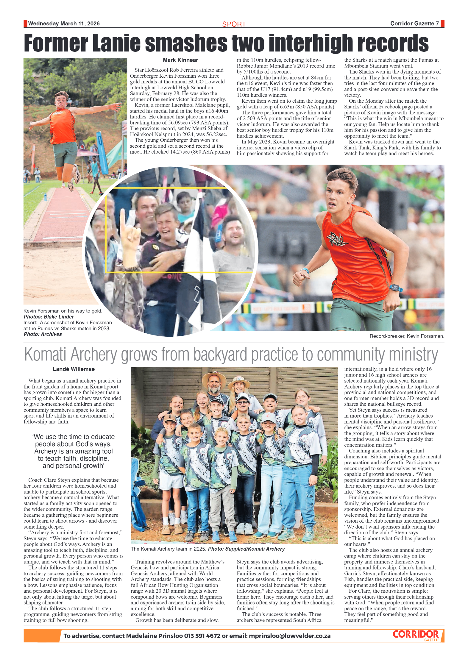 Corridor Gazette 11 March 2026 page 7