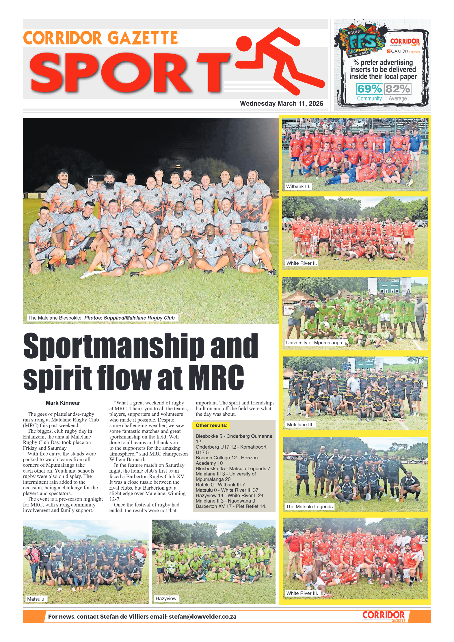 Corridor Gazette 11 March 2026 page 8