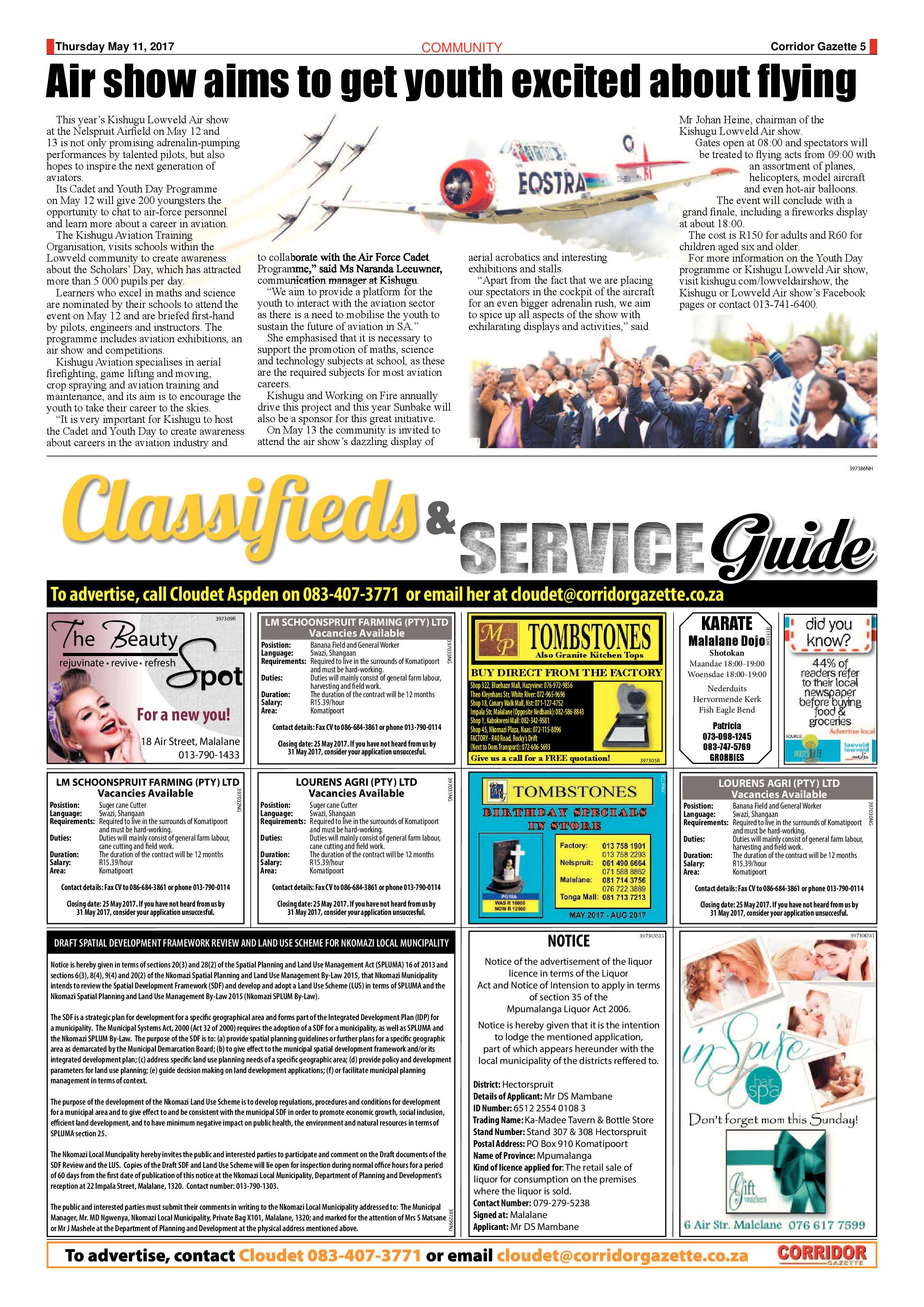 Corridor Gazette 11 May 2017 page 5