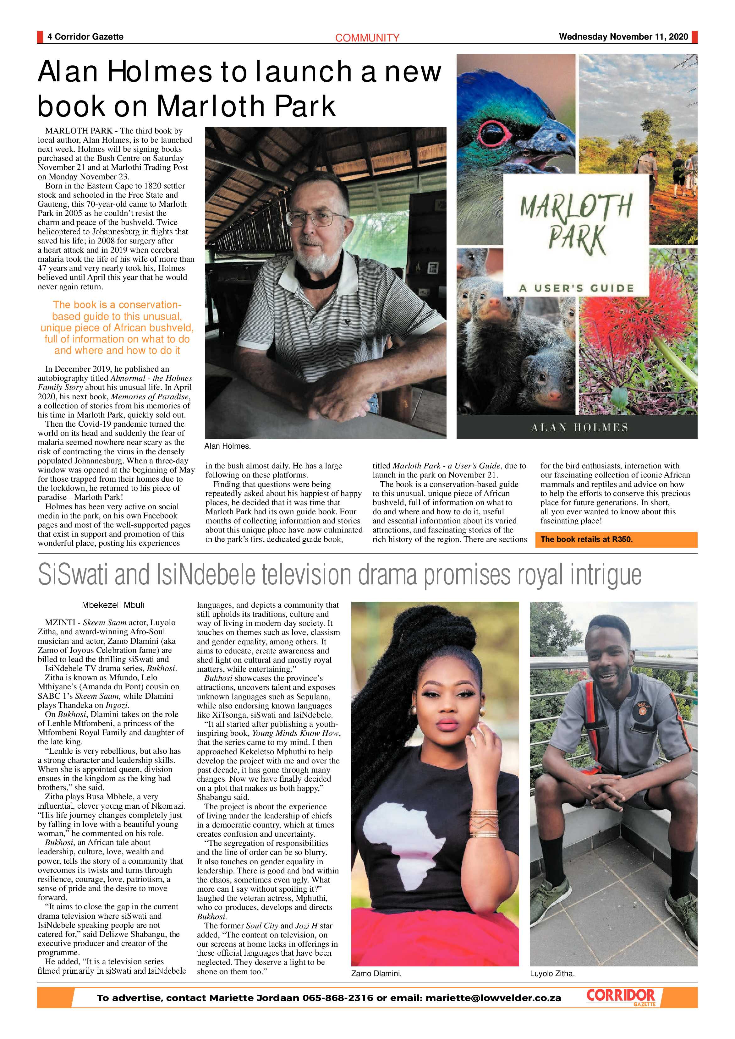 Corridor Gazette 11 November 2020 page 4