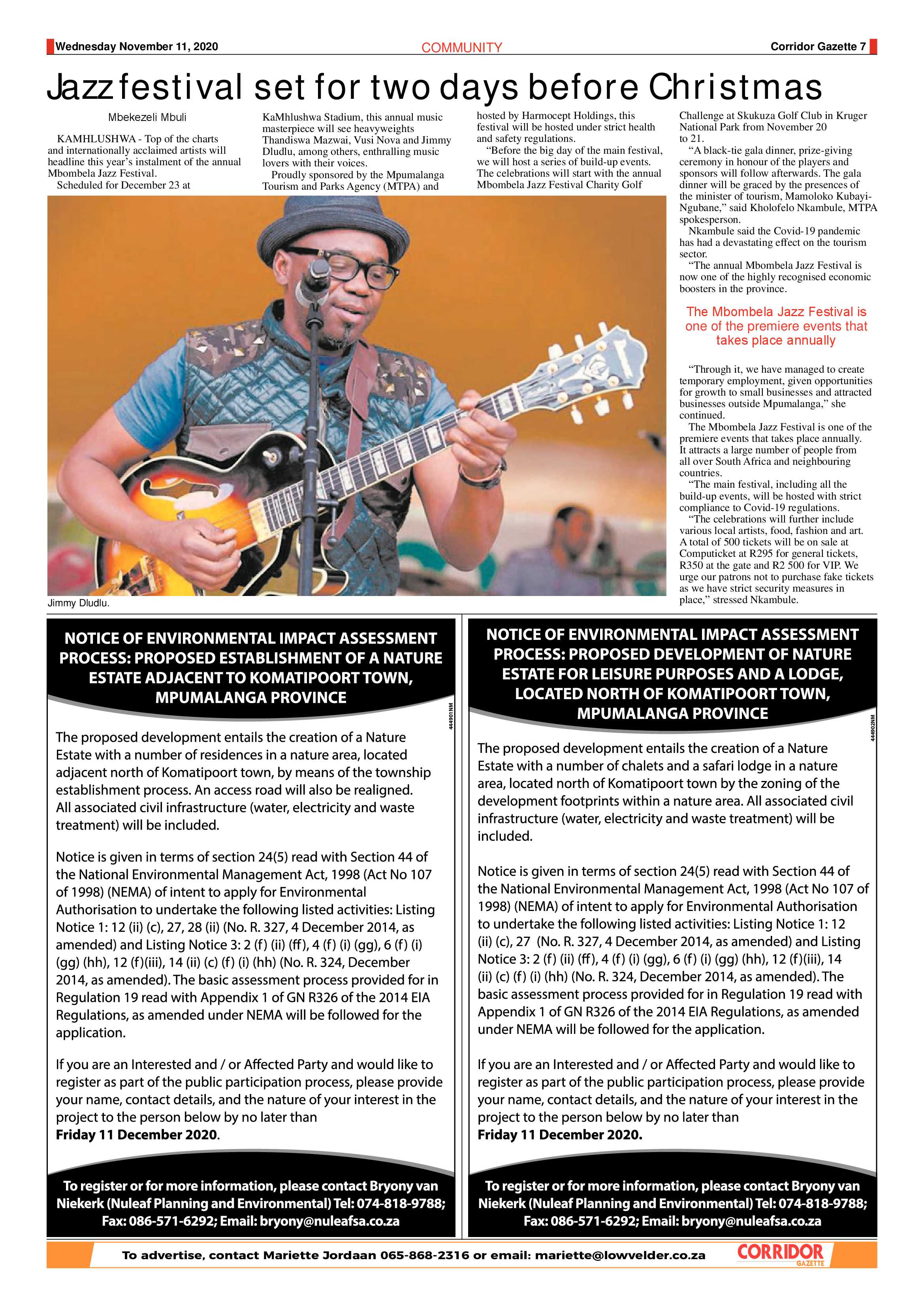 Corridor Gazette 11 November 2020 page 7