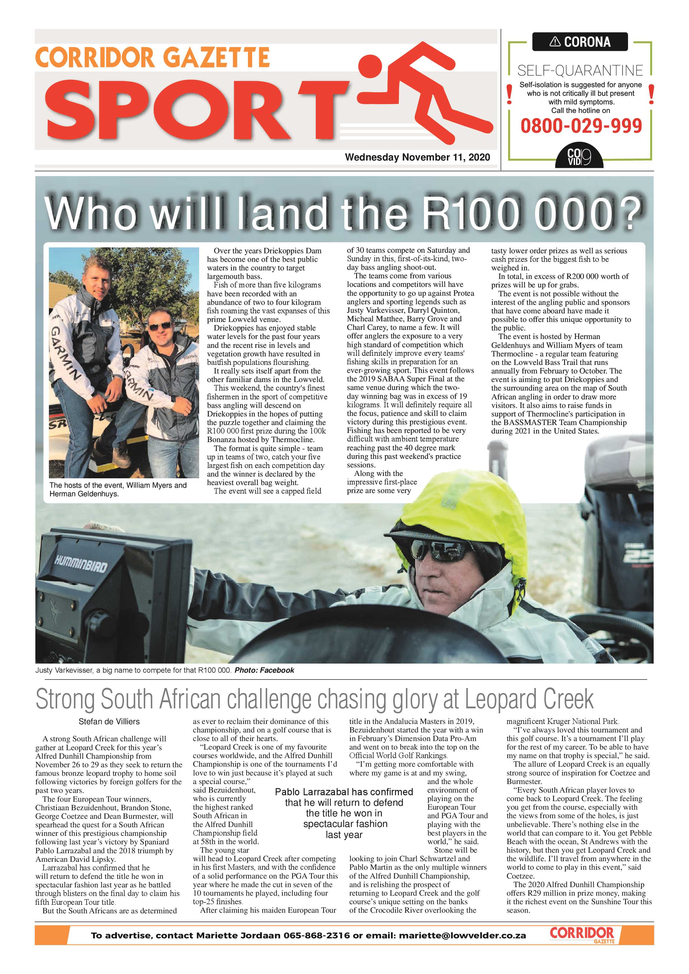 Corridor Gazette 11 November 2020 page 8