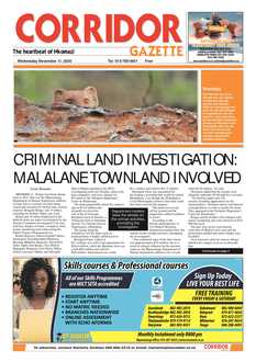 Corridor Gazette 11 November 2020