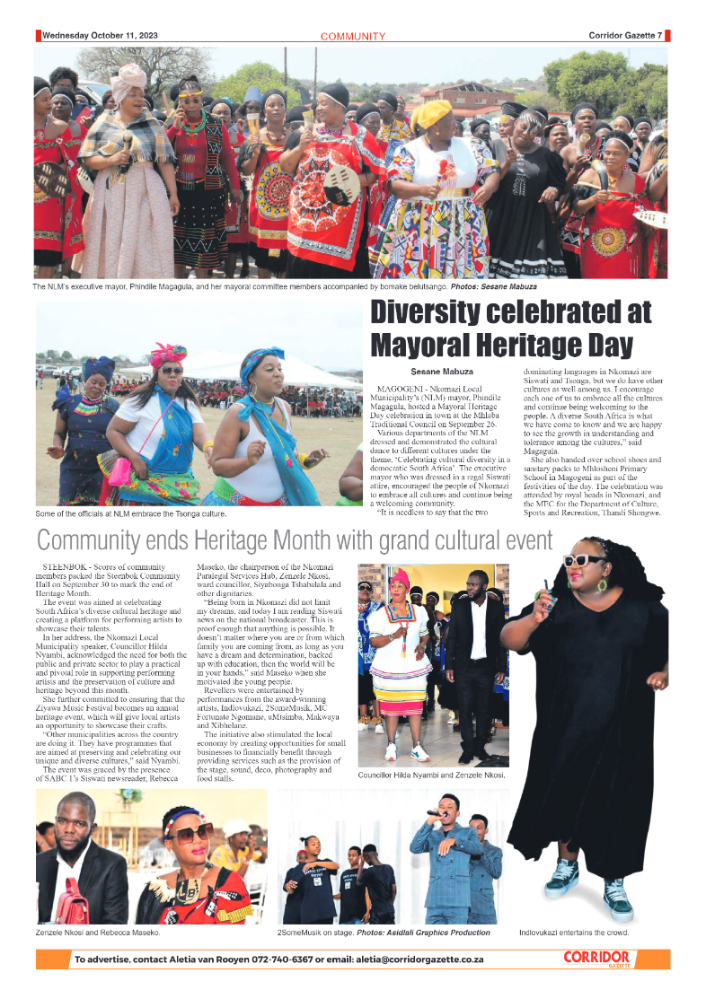 Corridor Gazette 11 October 2023 page 7