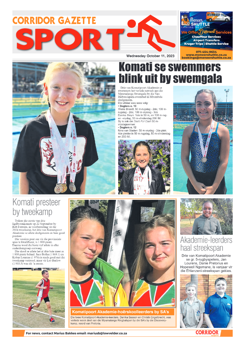 Corridor Gazette 11 October 2023 page 8