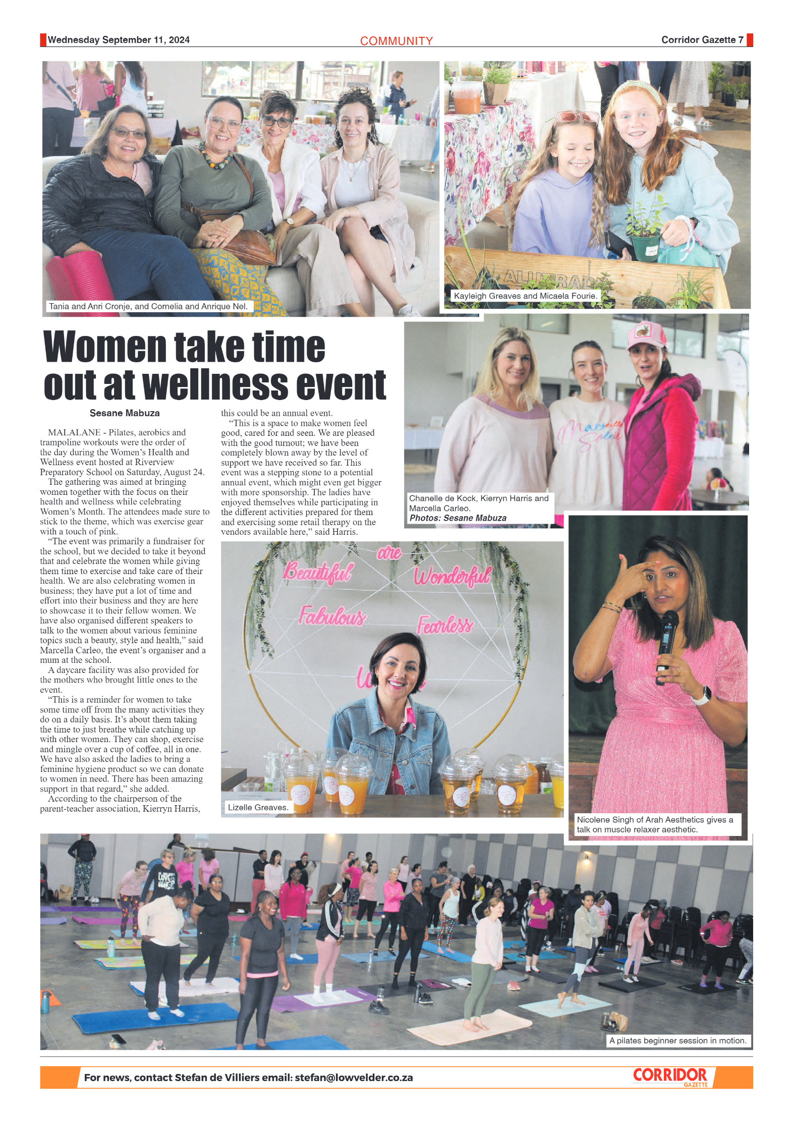 Corridor Gazette 11 September 2024 page 7