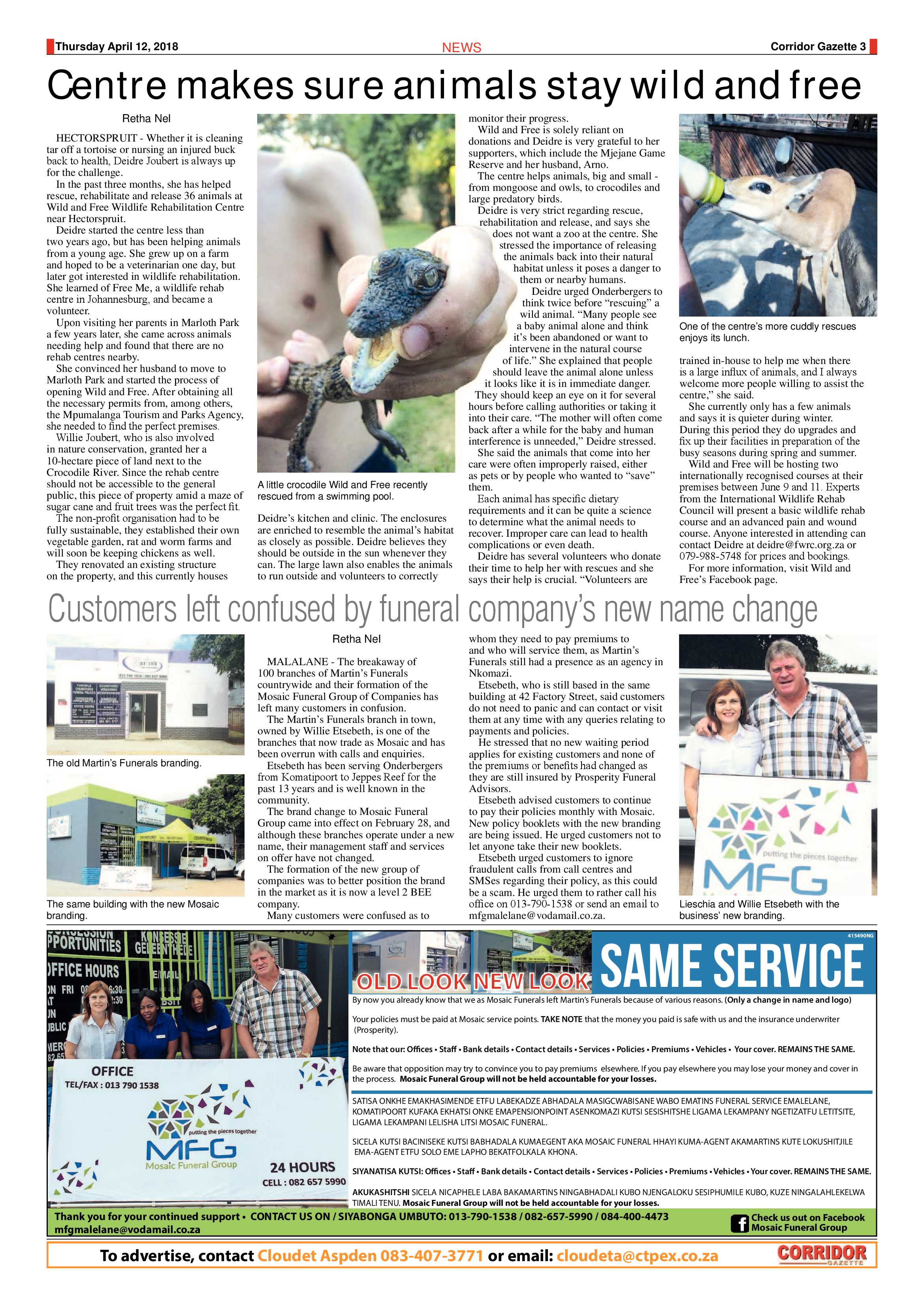 Corridor Gazette 12 April 2018 page 3