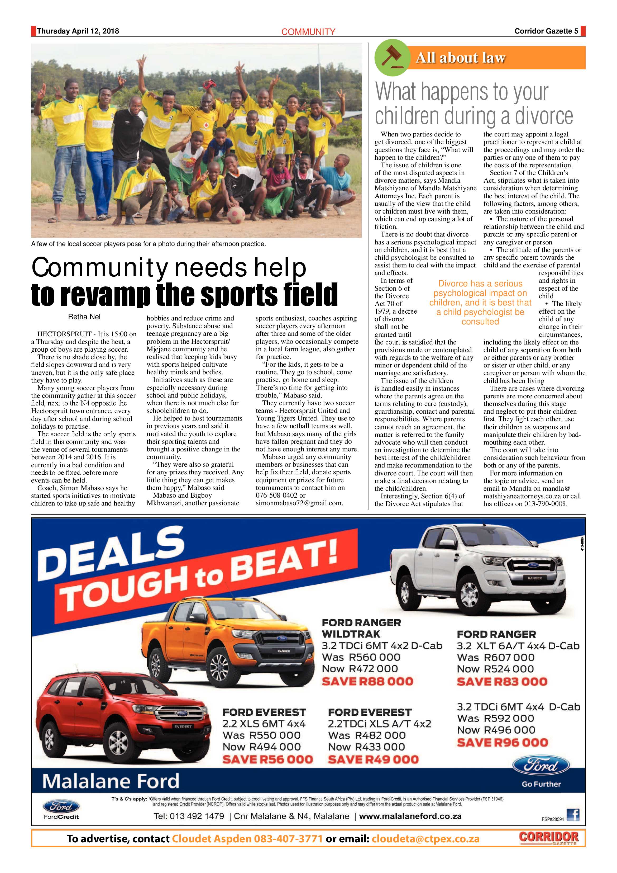 Corridor Gazette 12 April 2018 page 5