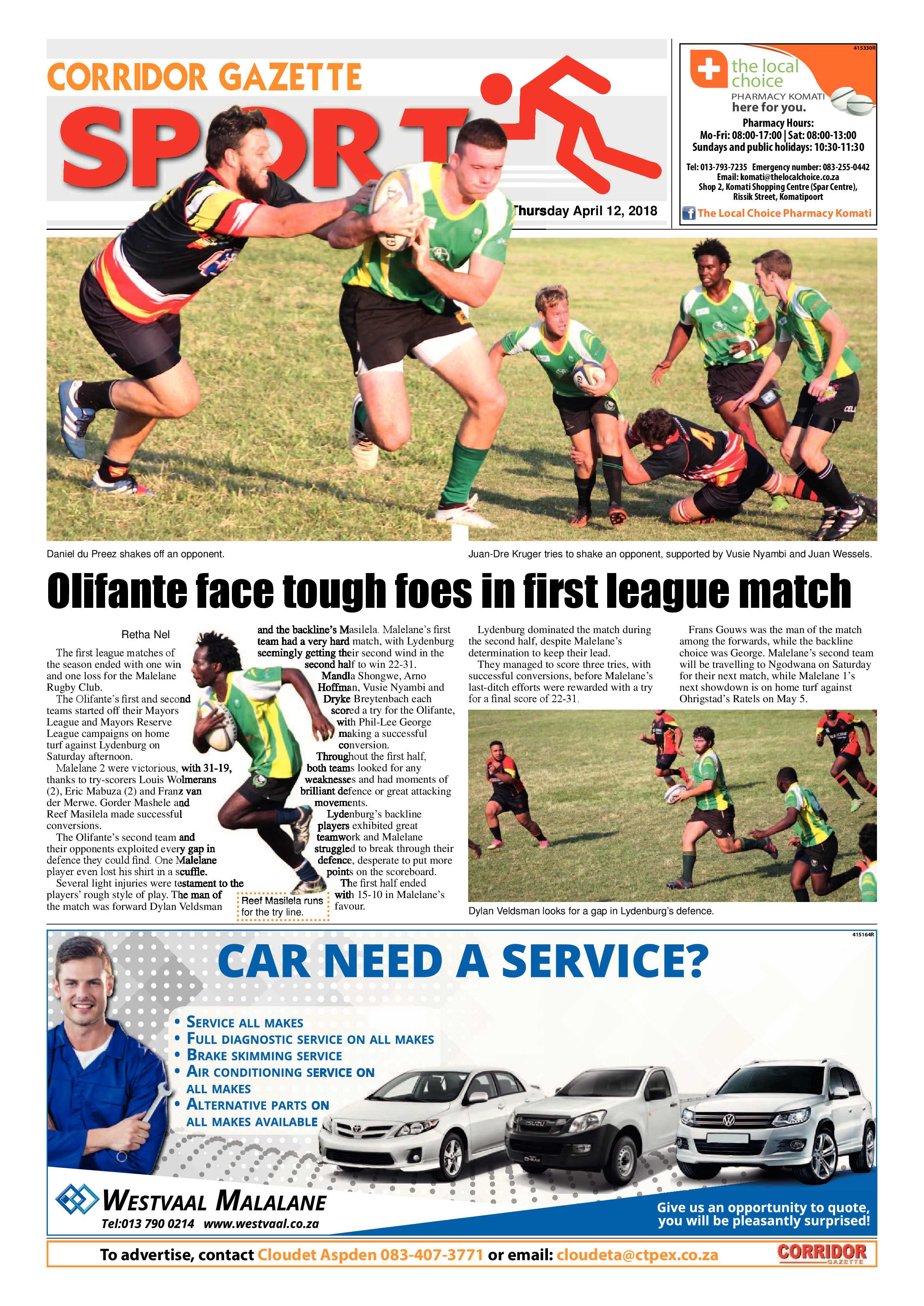 Corridor Gazette 12 April 2018 page 8