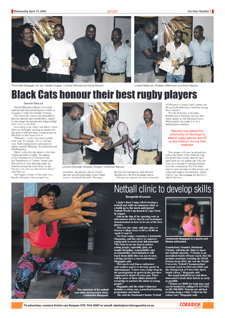 Corridor Gazette 12 April 2023 page 7