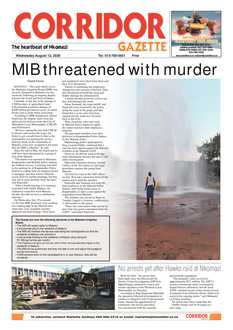 Corridor Gazette 12 August 2020