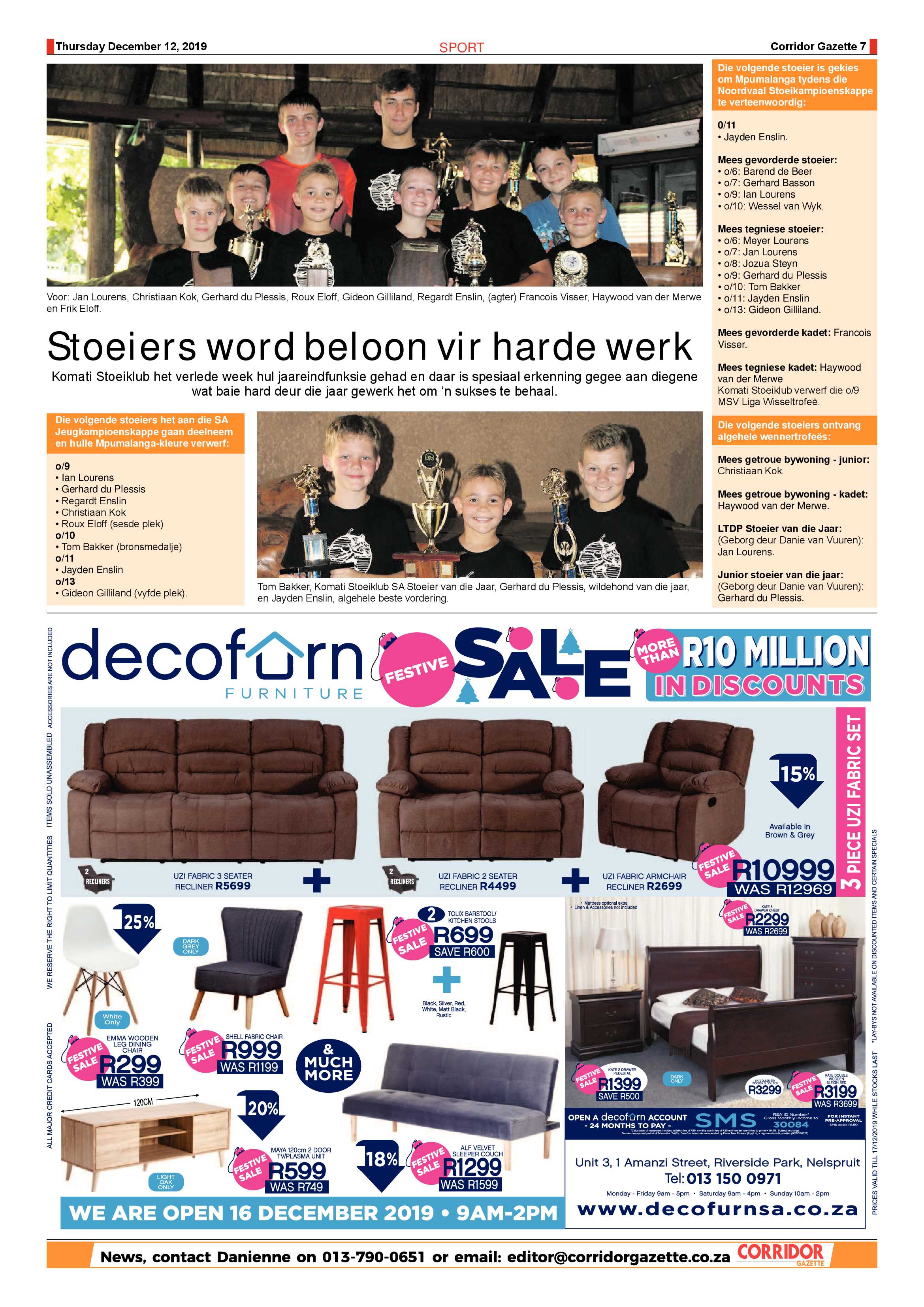 Corridor Gazette 12 December 2019 page 7