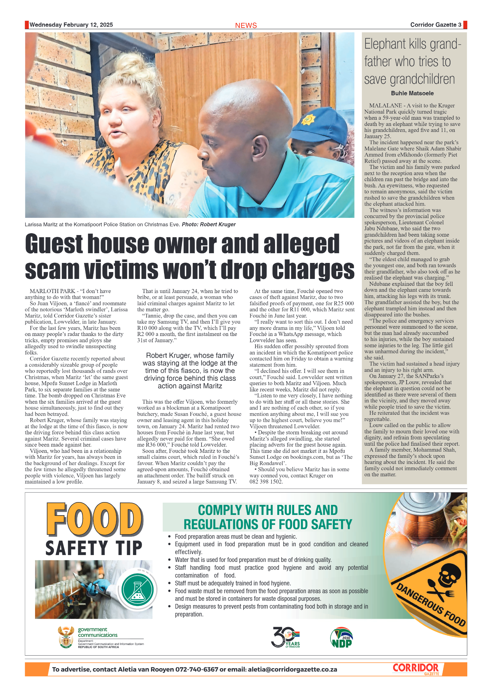 Corridor Gazette 12 February 2025 page 3