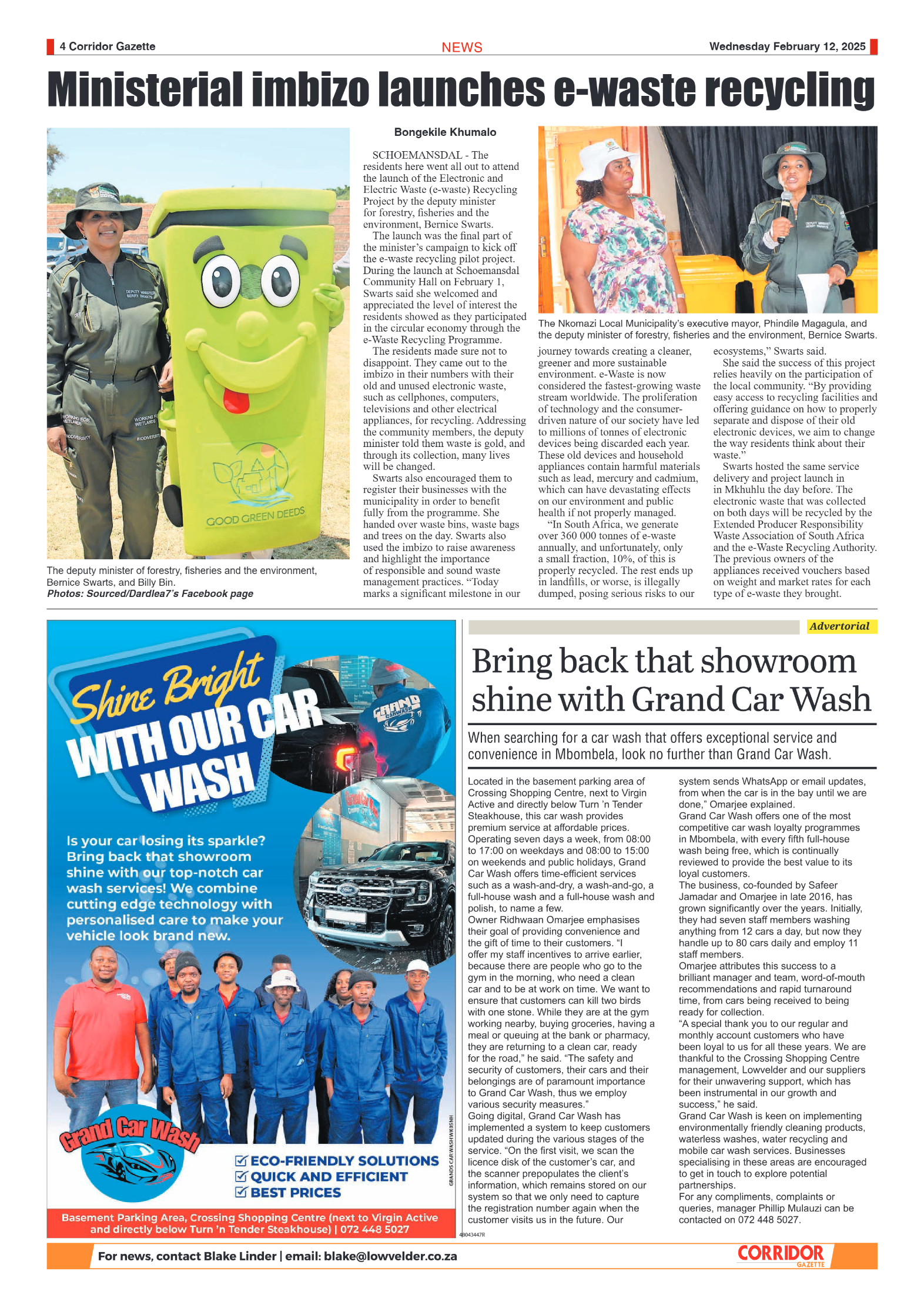 Corridor Gazette 12 February 2025 page 4