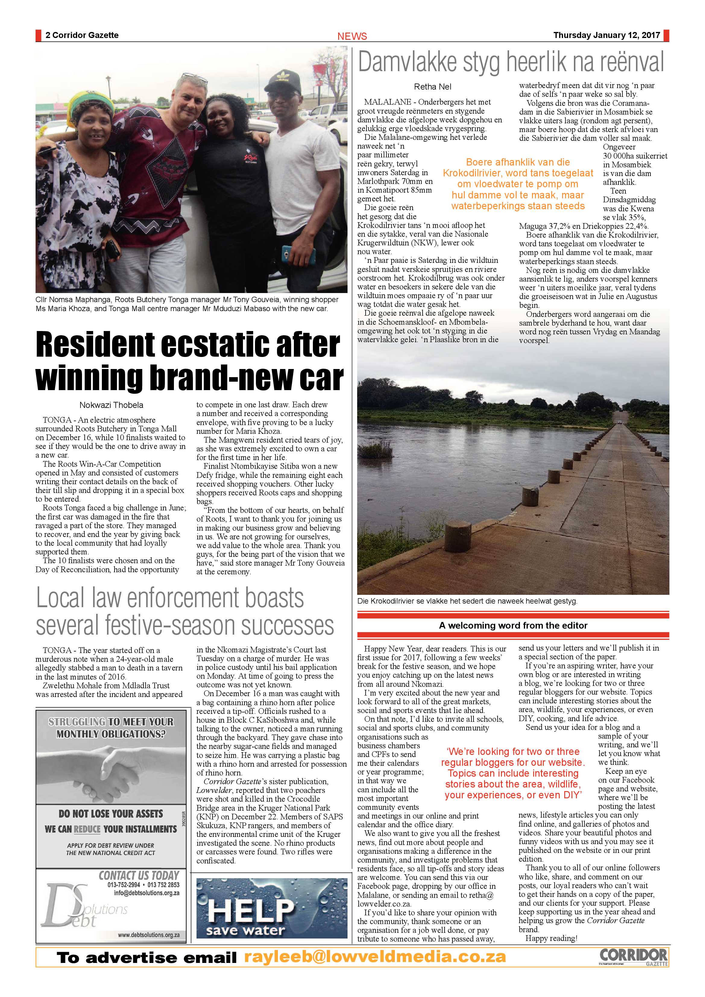 Corridor Gazette 12 January 2017 page 2