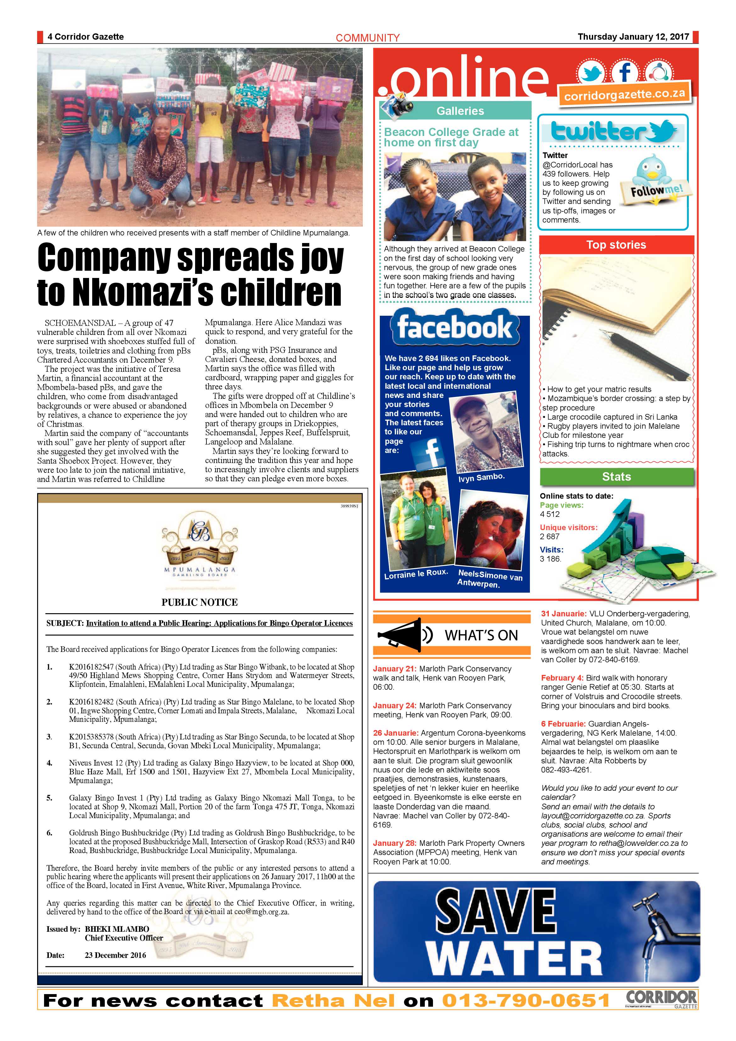 Corridor Gazette 12 January 2017 page 4