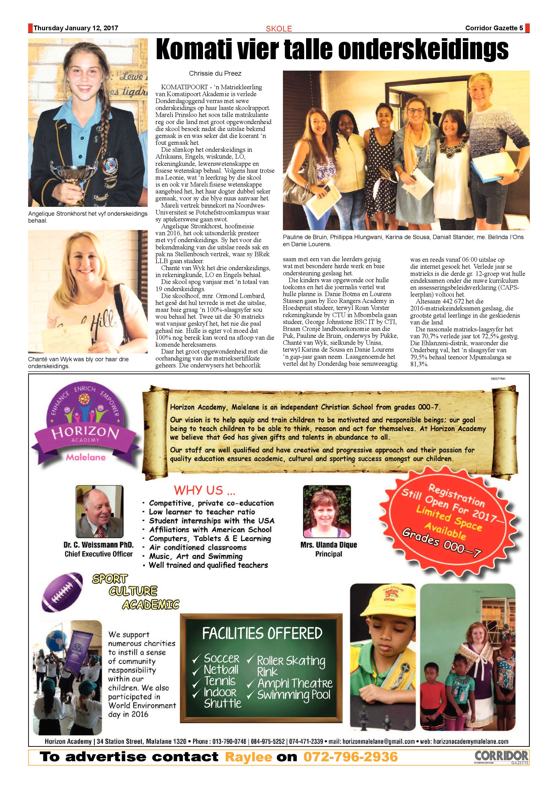 Corridor Gazette 12 January 2017 page 5