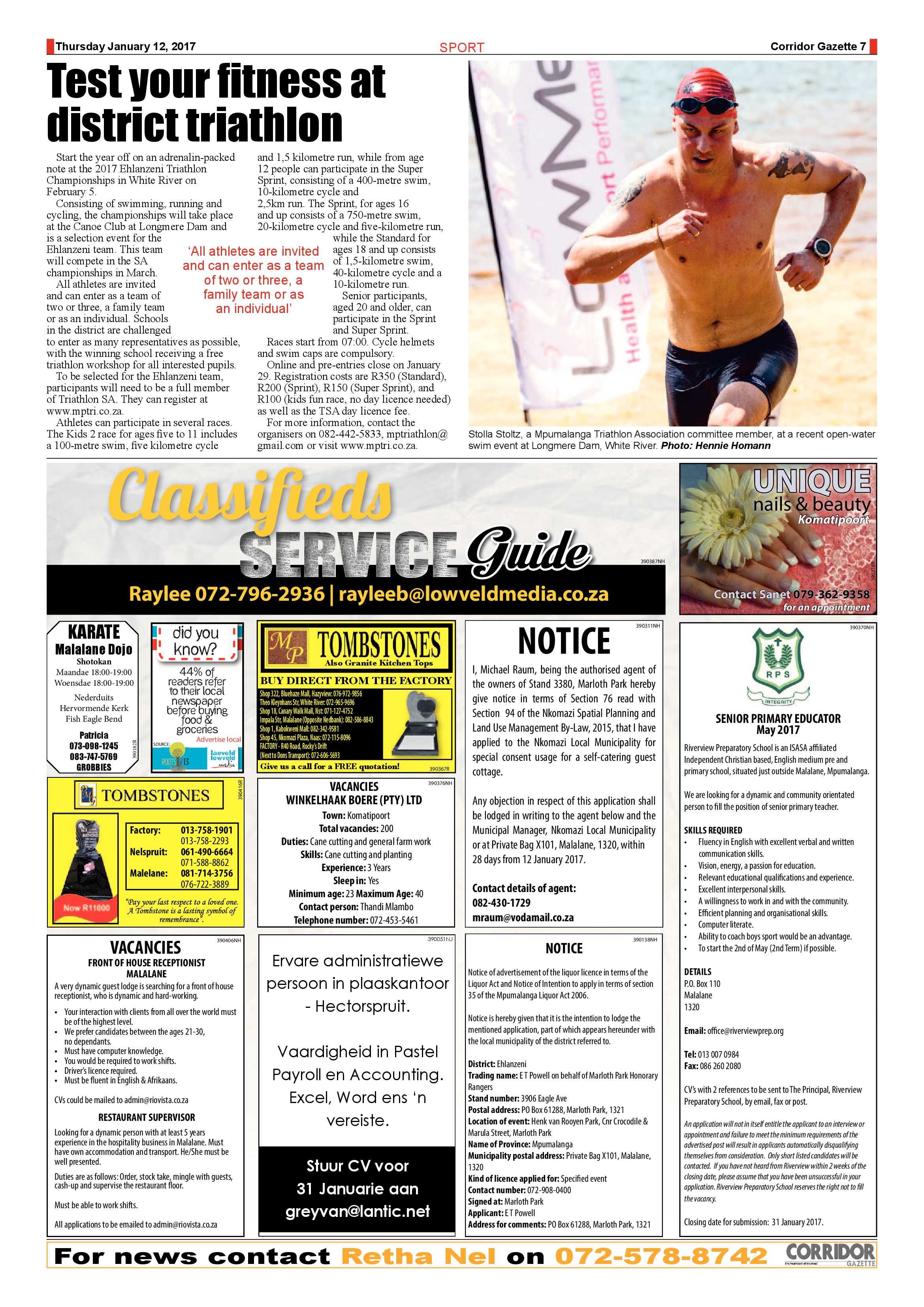 Corridor Gazette 12 January 2017 page 7