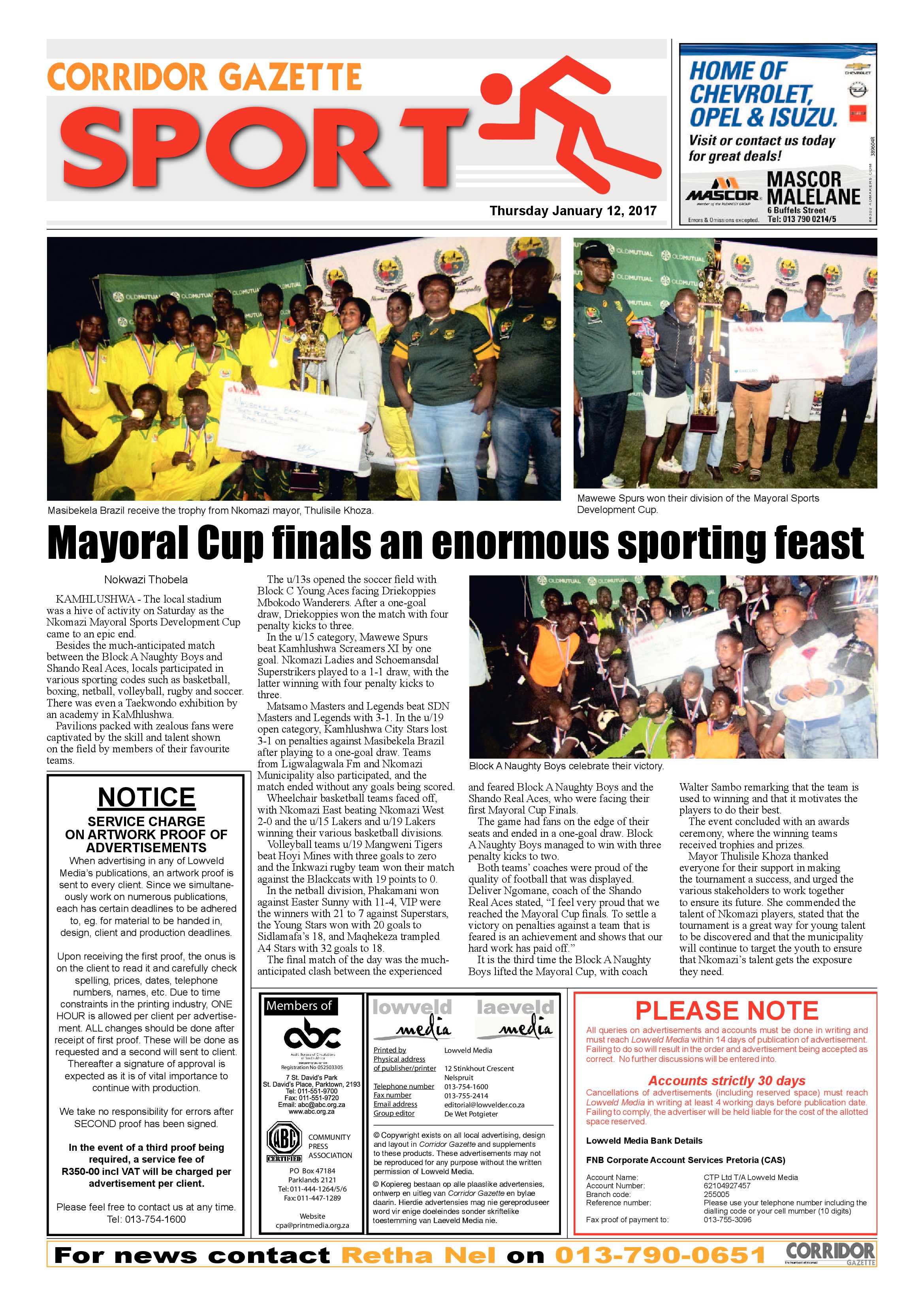 Corridor Gazette 12 January 2017 page 8