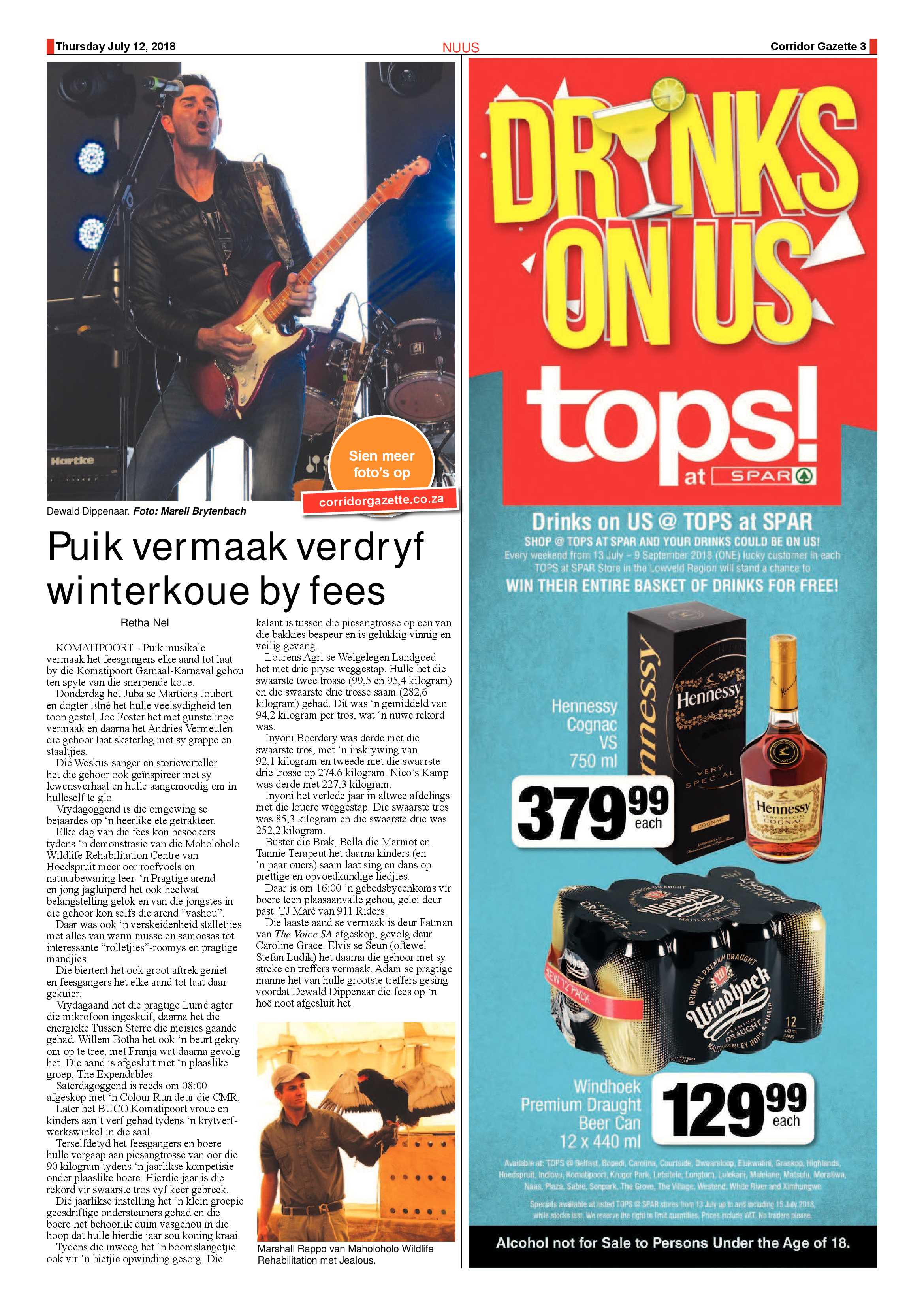 Corridor Gazette 12 July 2018 page 3