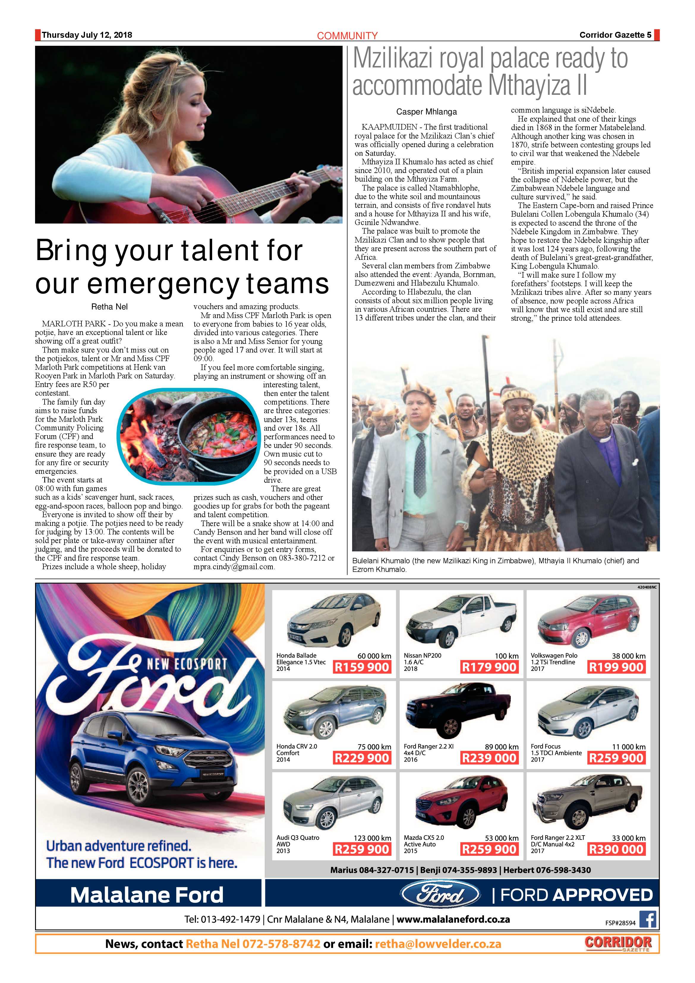 Corridor Gazette 12 July 2018 page 5