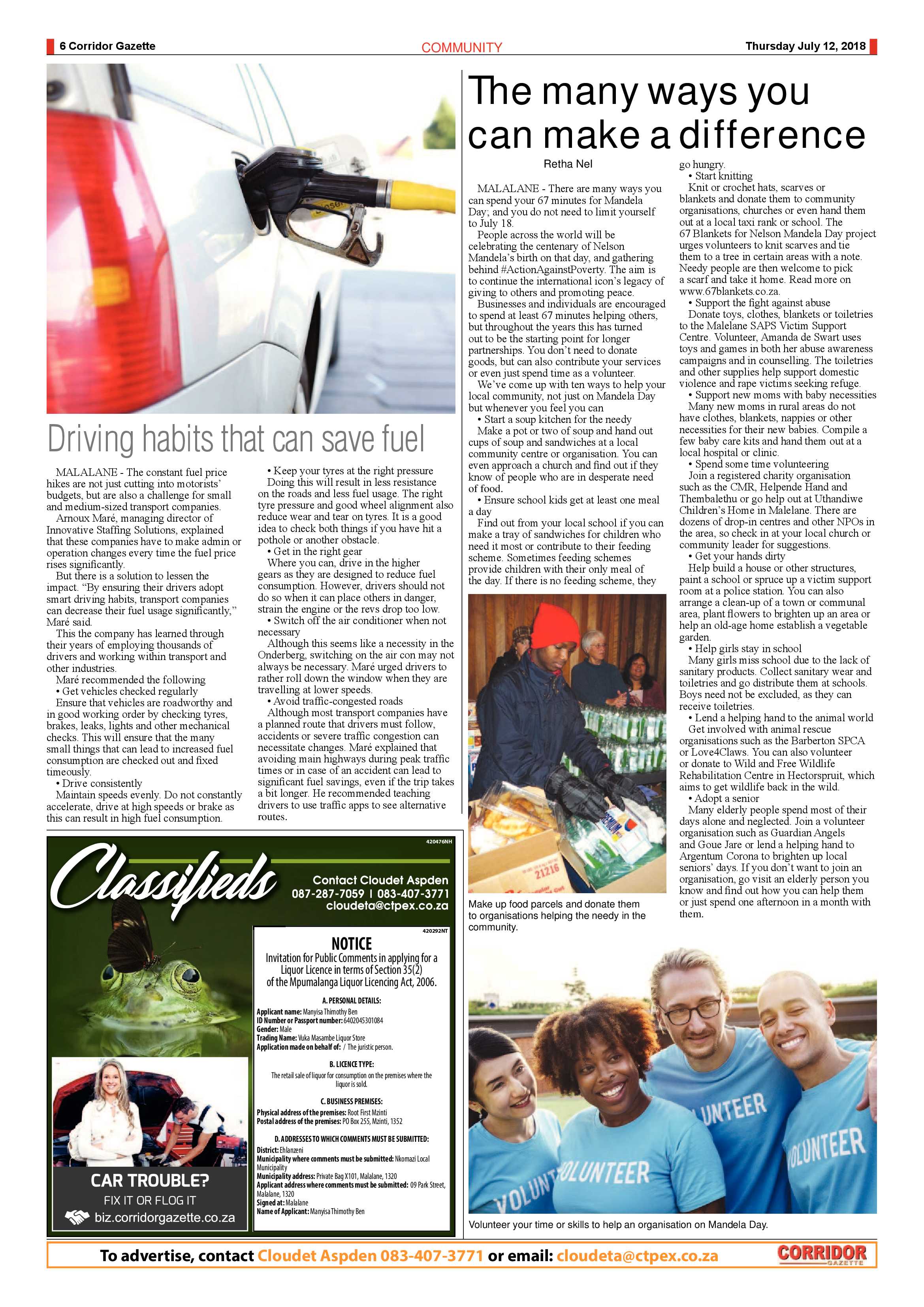 Corridor Gazette 12 July 2018 page 6