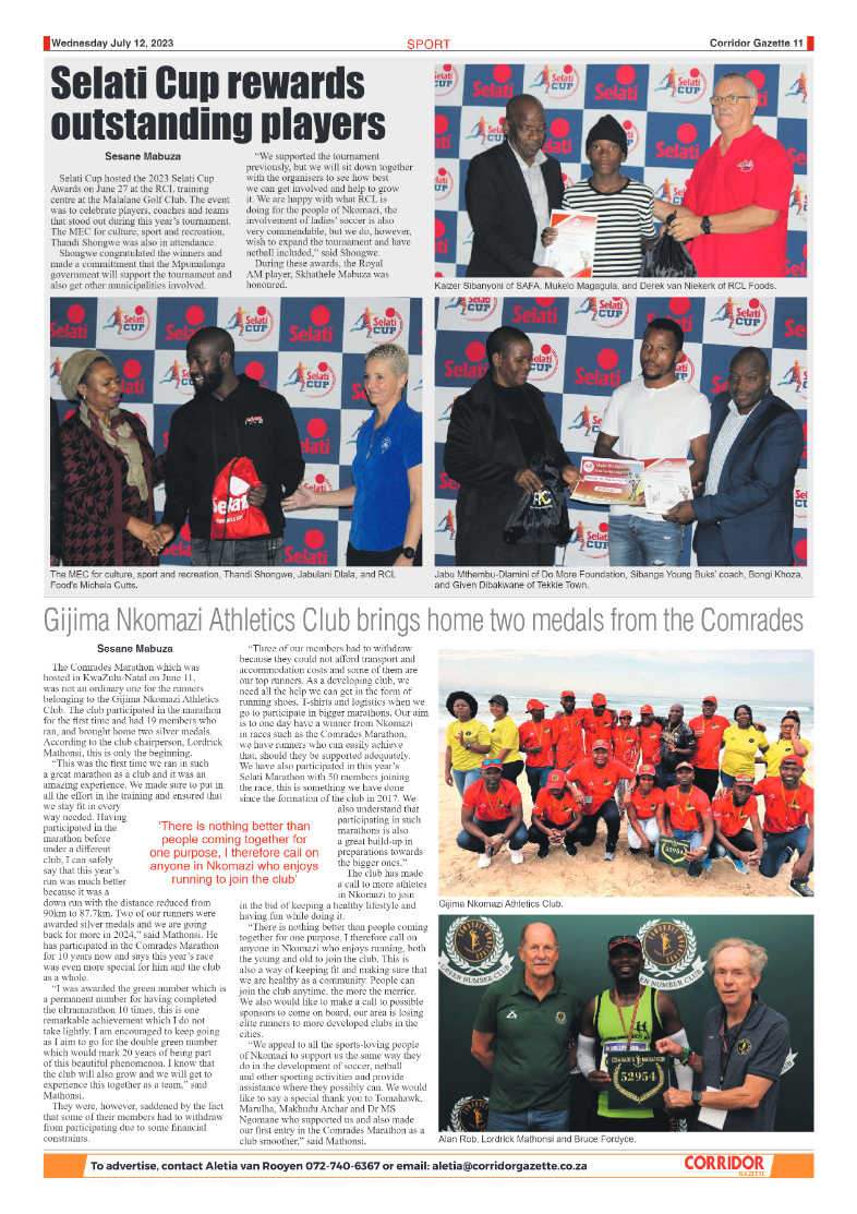 Corridor Gazette 12 July 2023 page 11