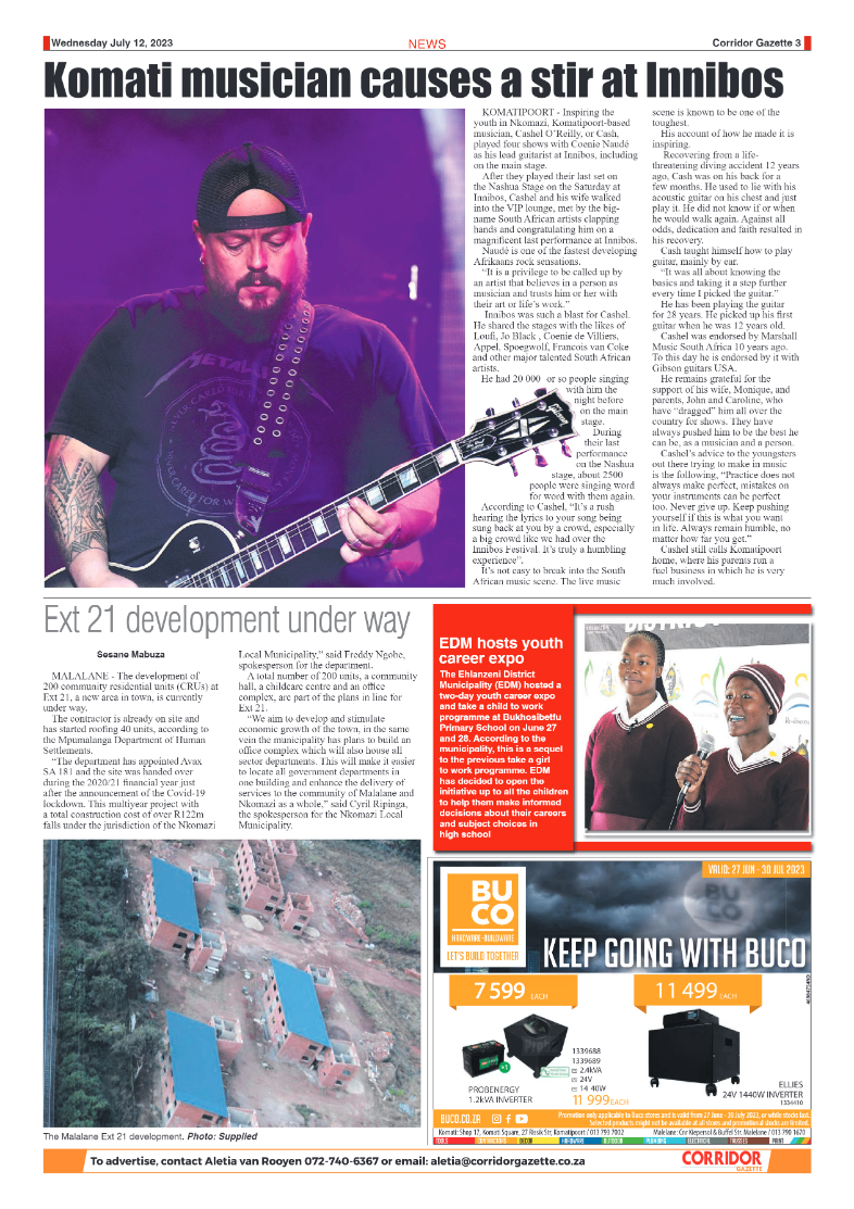 Corridor Gazette 12 July 2023 page 3