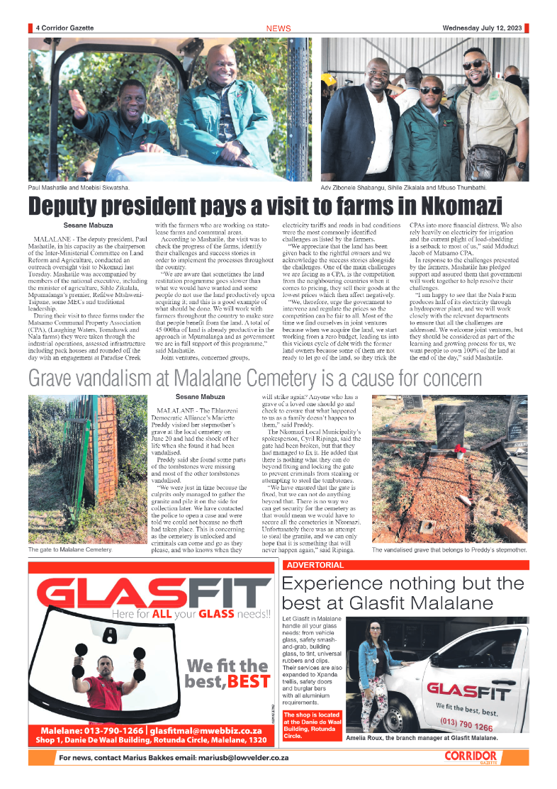 Corridor Gazette 12 July 2023 page 4