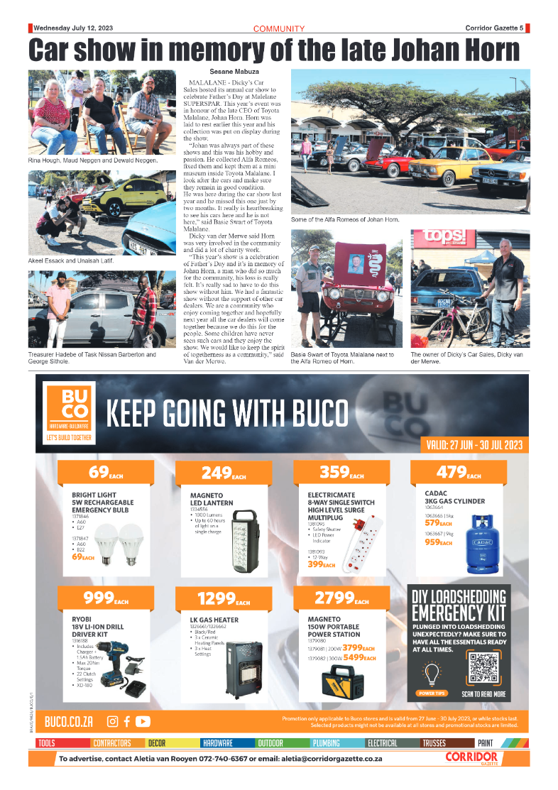 Corridor Gazette 12 July 2023 page 5