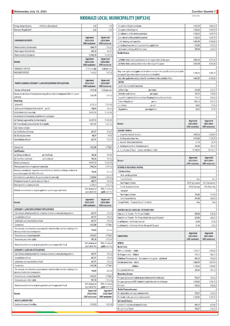 Corridor Gazette 12 July 2023 page 7