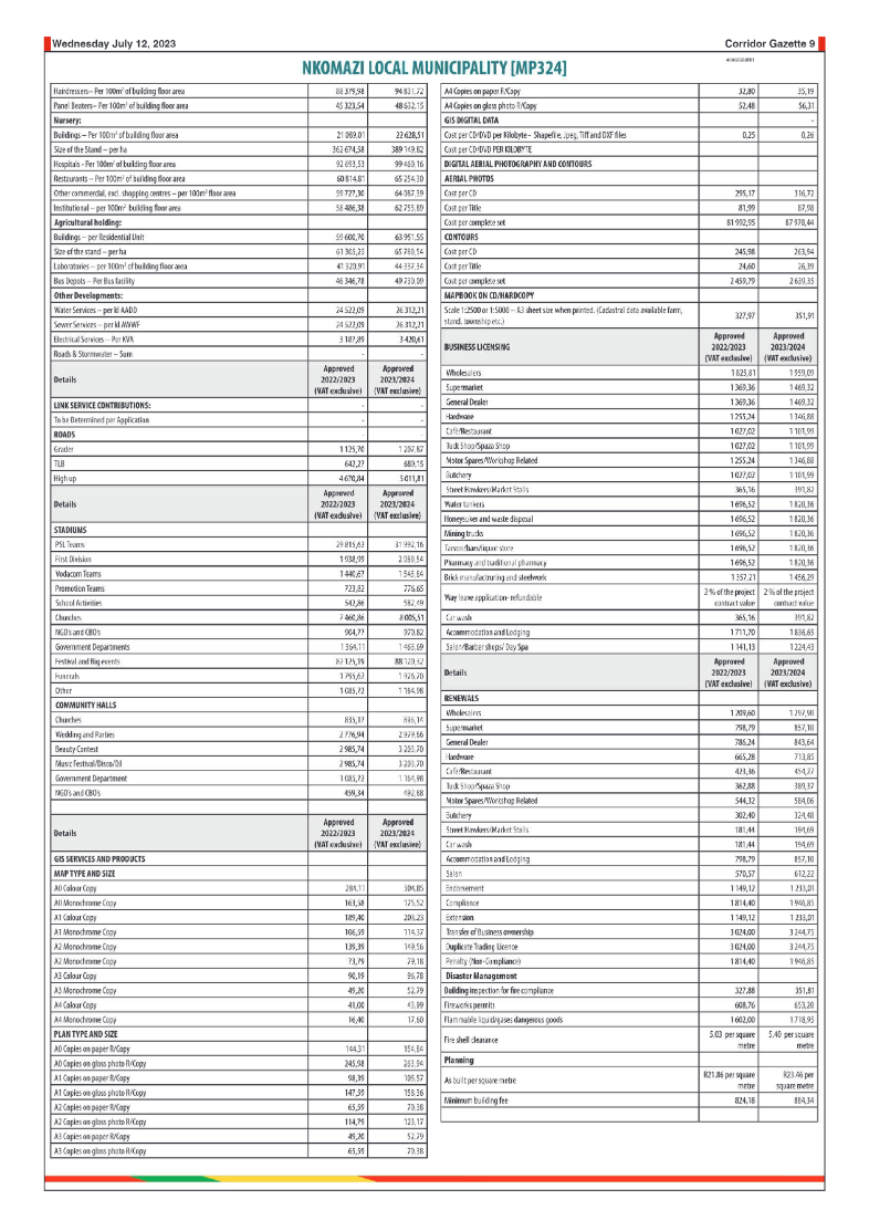 Corridor Gazette 12 July 2023 page 9