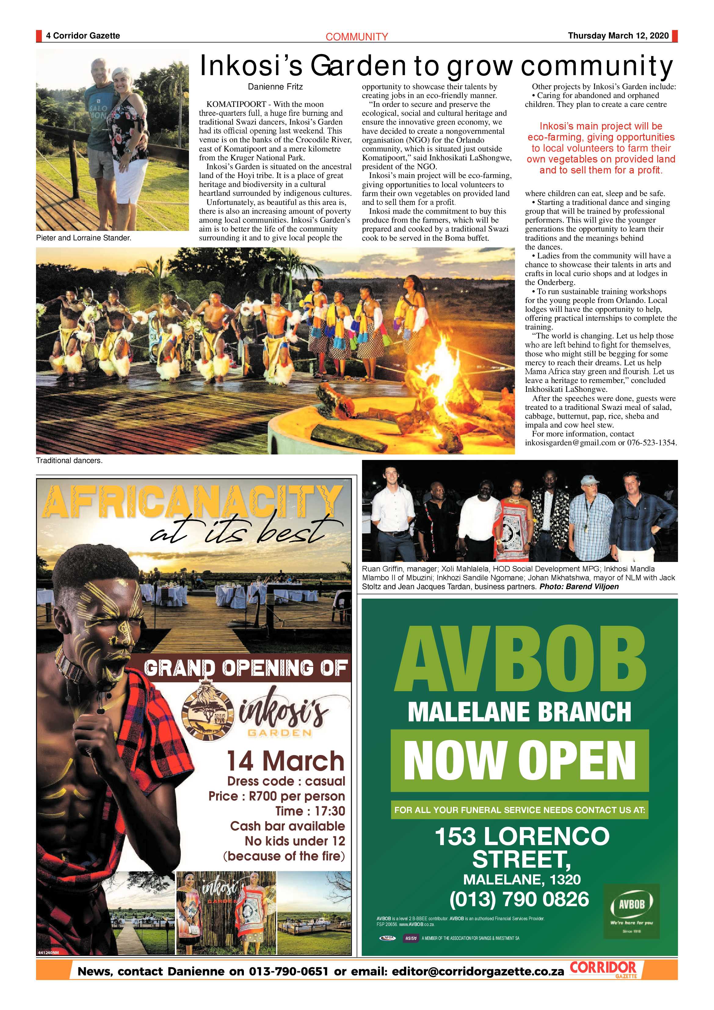 Corridor Gazette 12 March 2020 page 4
