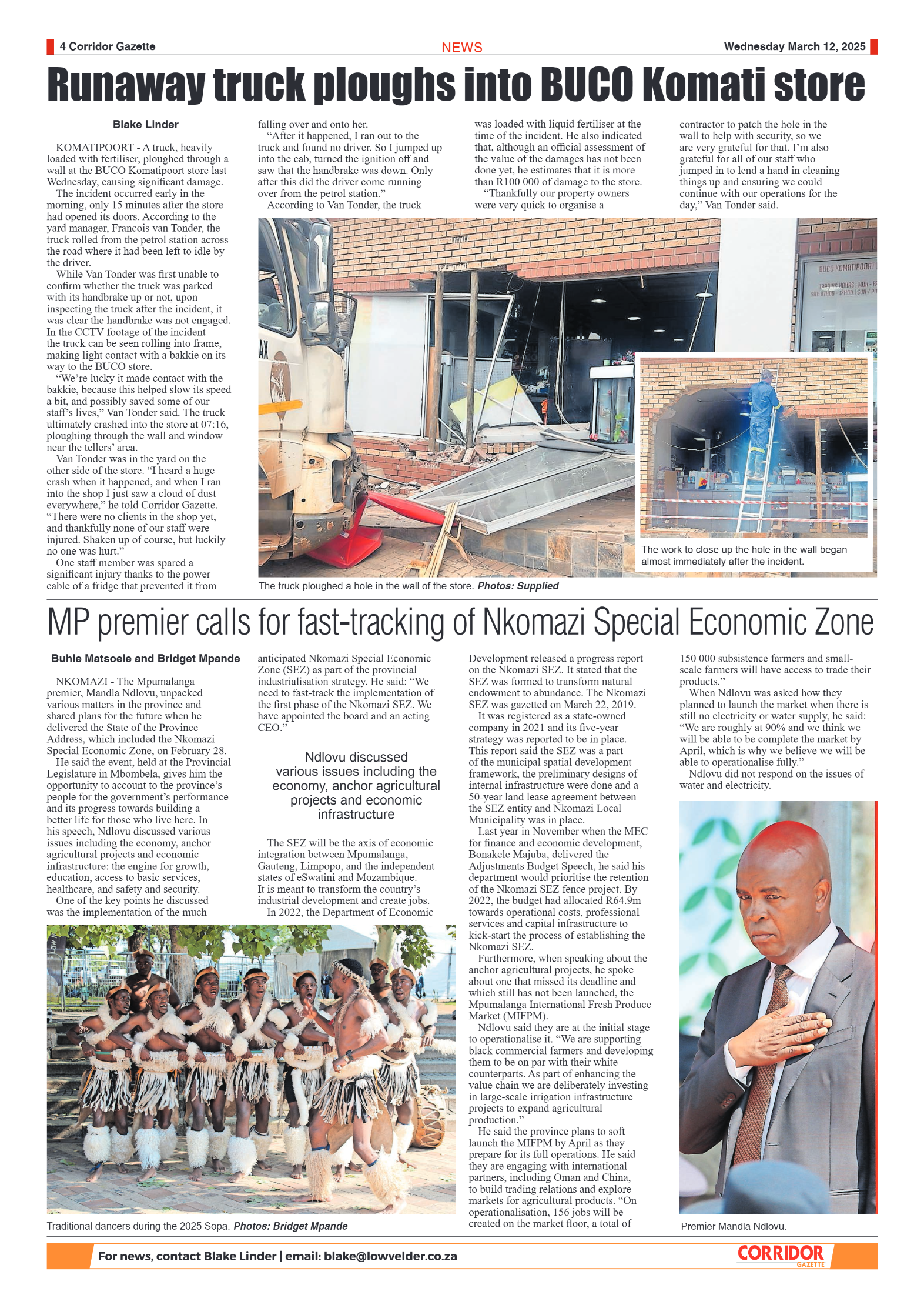 Corridor Gazette 12 March 2025 page 4
