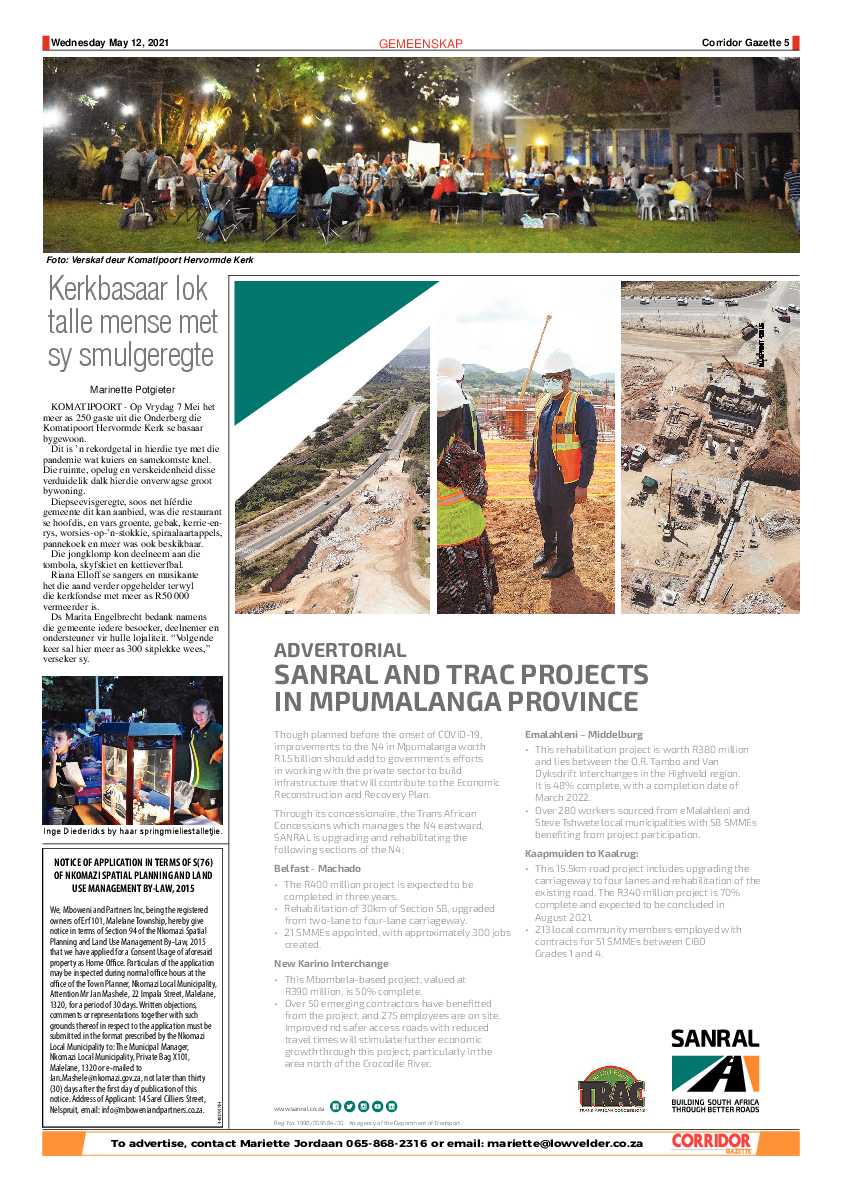 Corridor Gazette 12 May 2021 page 5