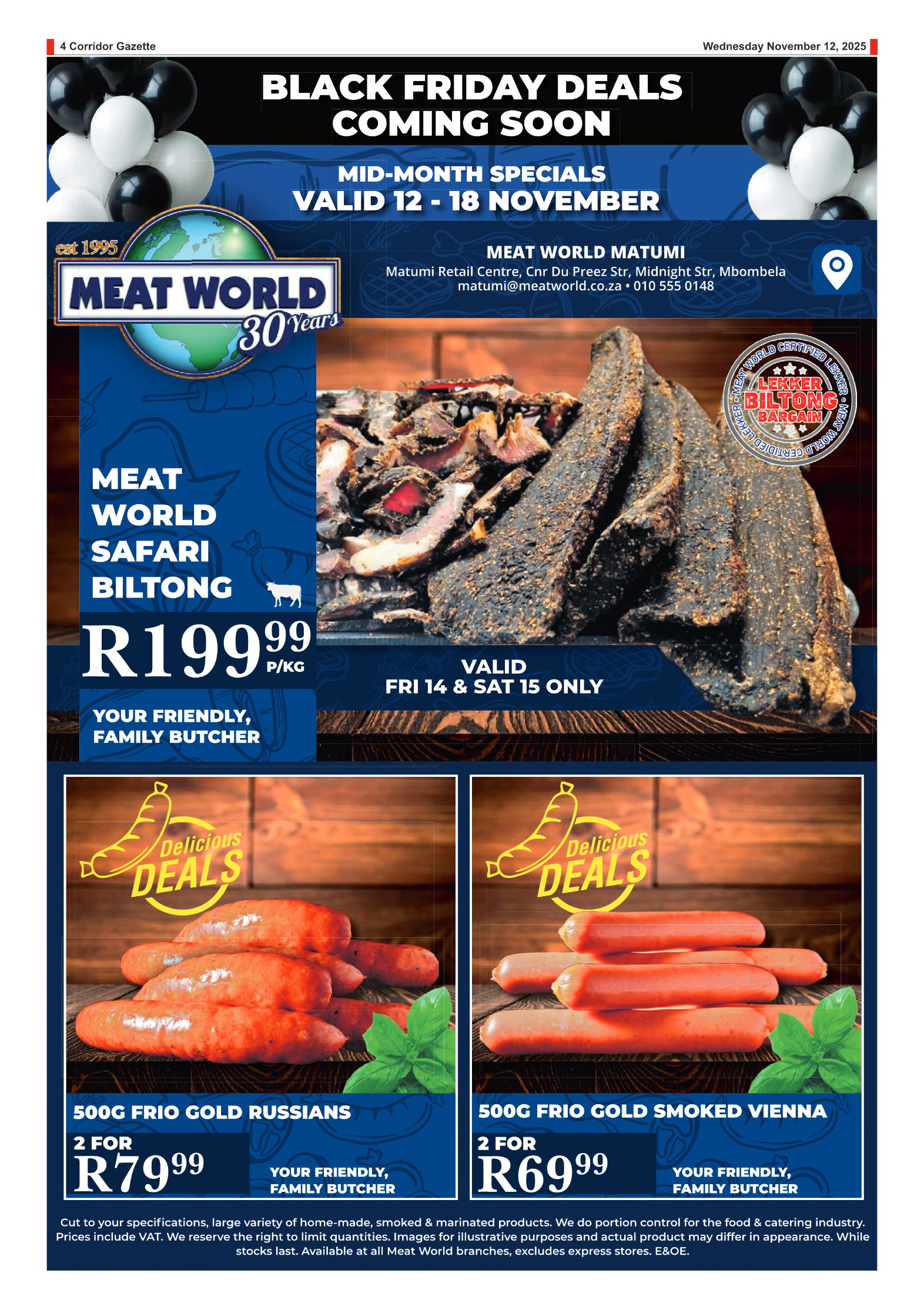 Corridor Gazette 12 November 2025 page 12