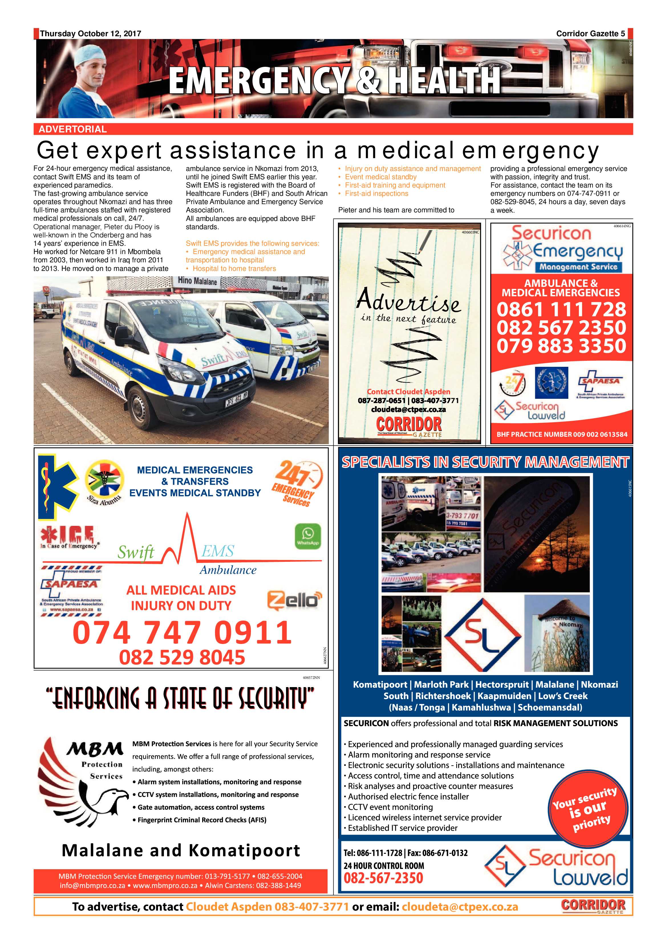 Corridor Gazette 12 October 2017 page 5