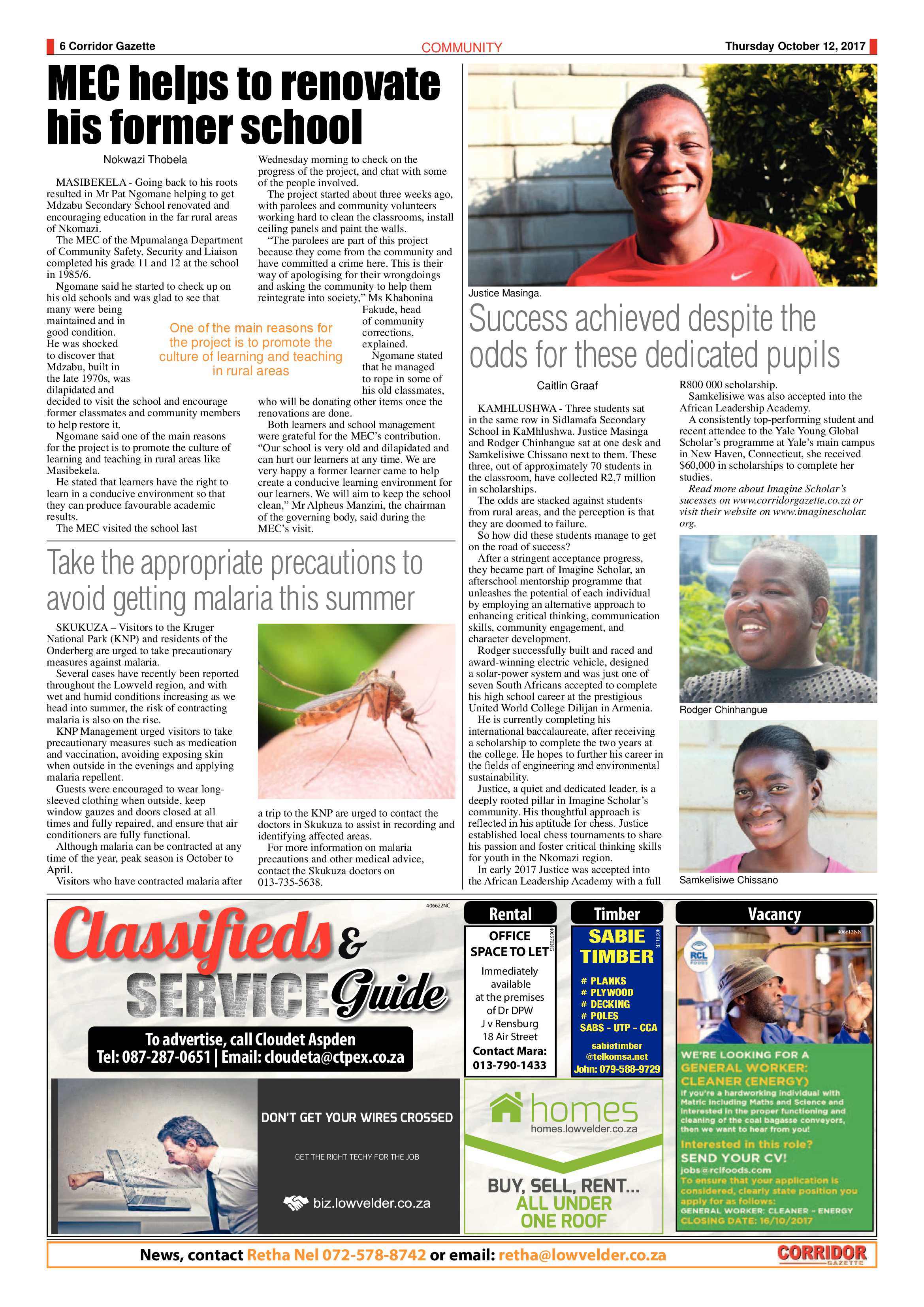 Corridor Gazette 12 October 2017 page 6