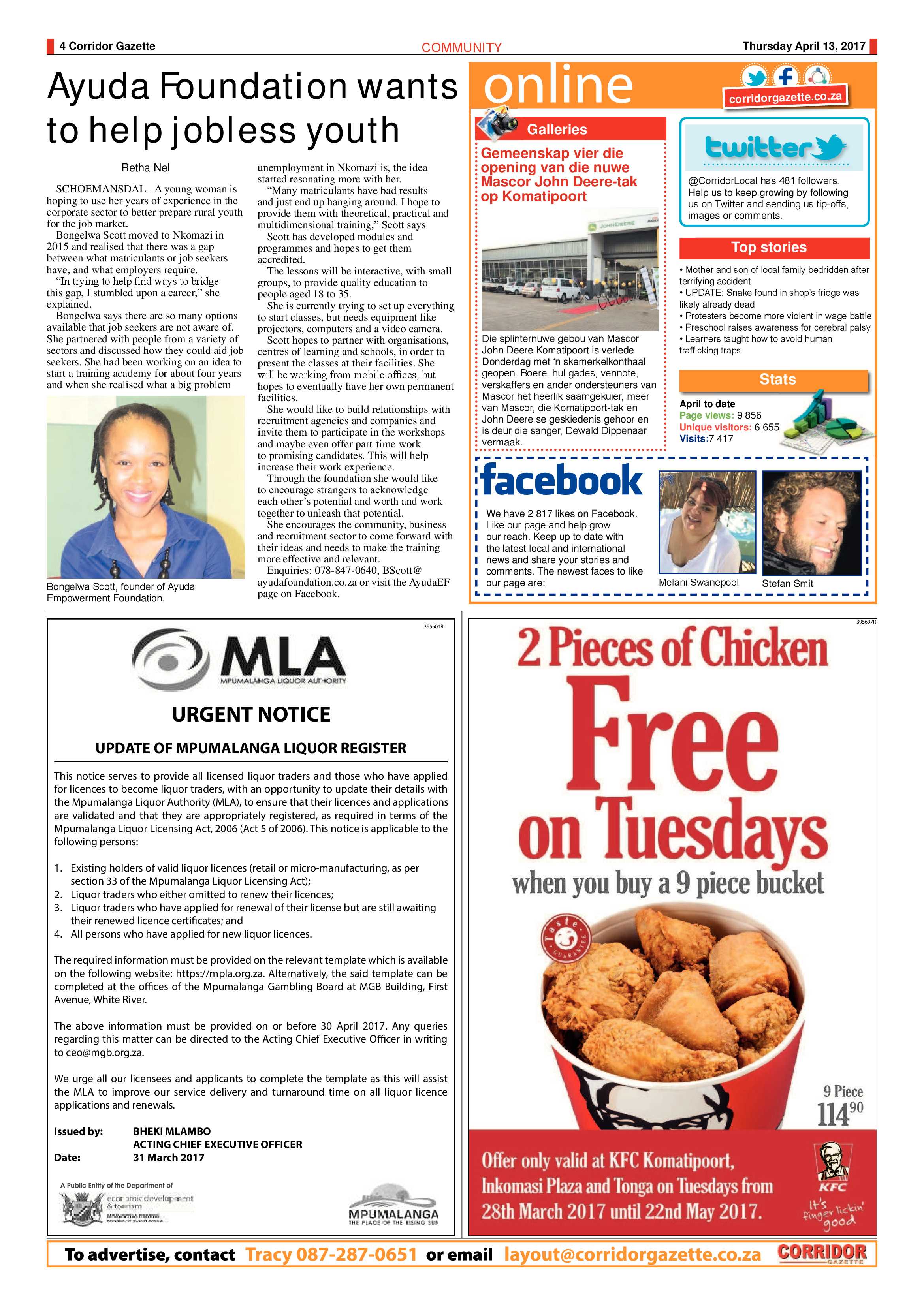 Corridor Gazette 13 April 2017 page 4
