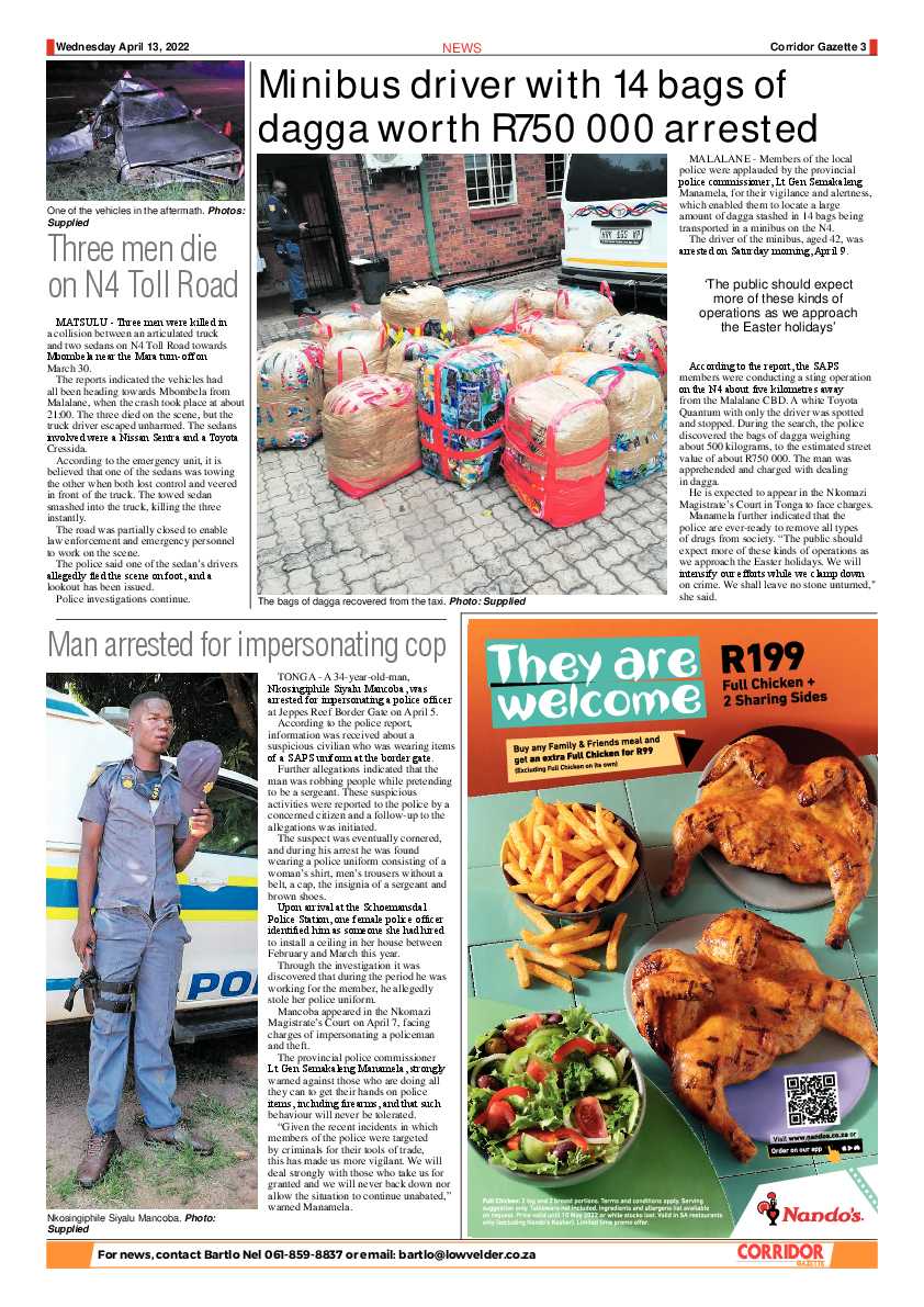Corridor Gazette 13 April 2022 page 3