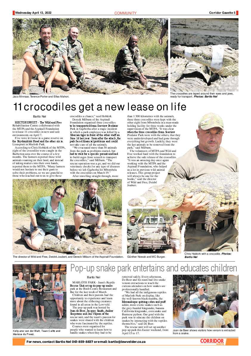 Corridor Gazette 13 April 2022 page 5