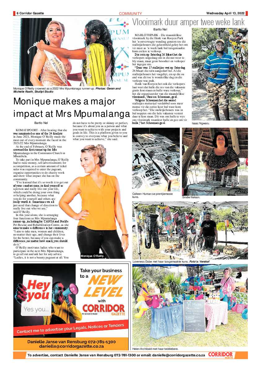 Corridor Gazette 13 April 2022 page 6