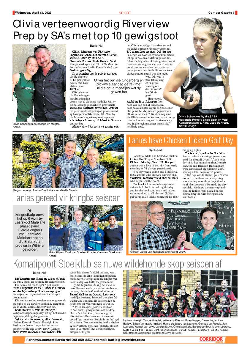 Corridor Gazette 13 April 2022 page 7