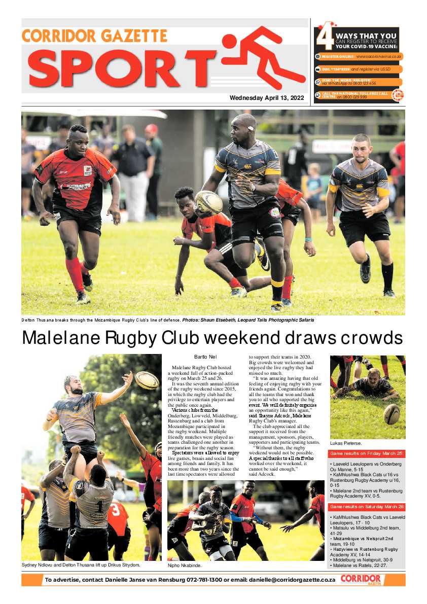 Corridor Gazette 13 April 2022 page 8