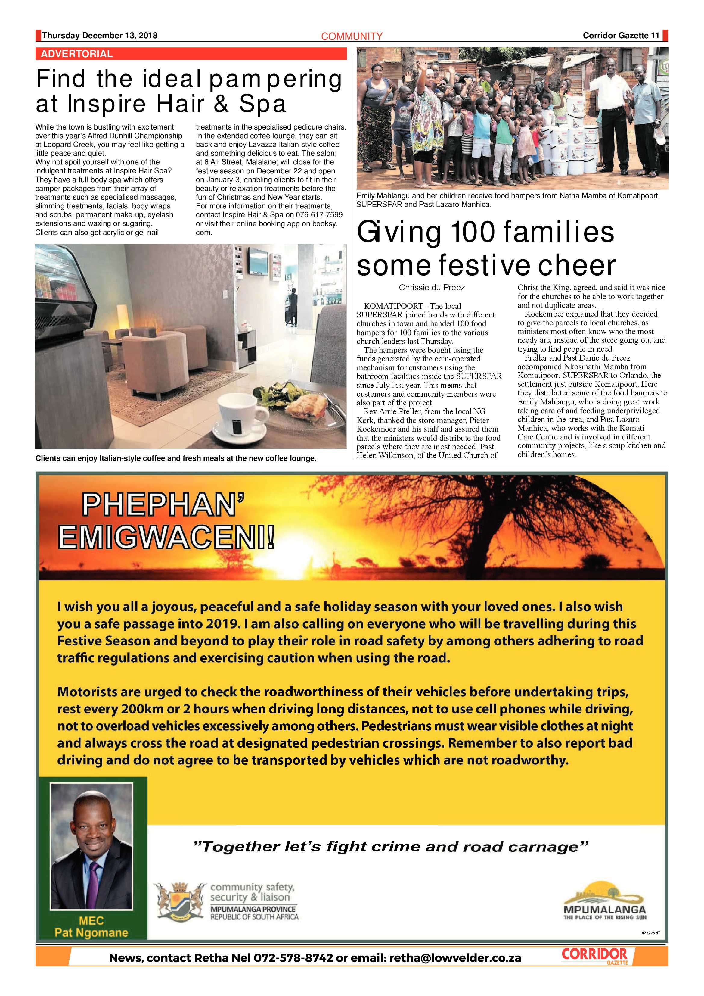 Corridor Gazette 13 December 2018 page 10