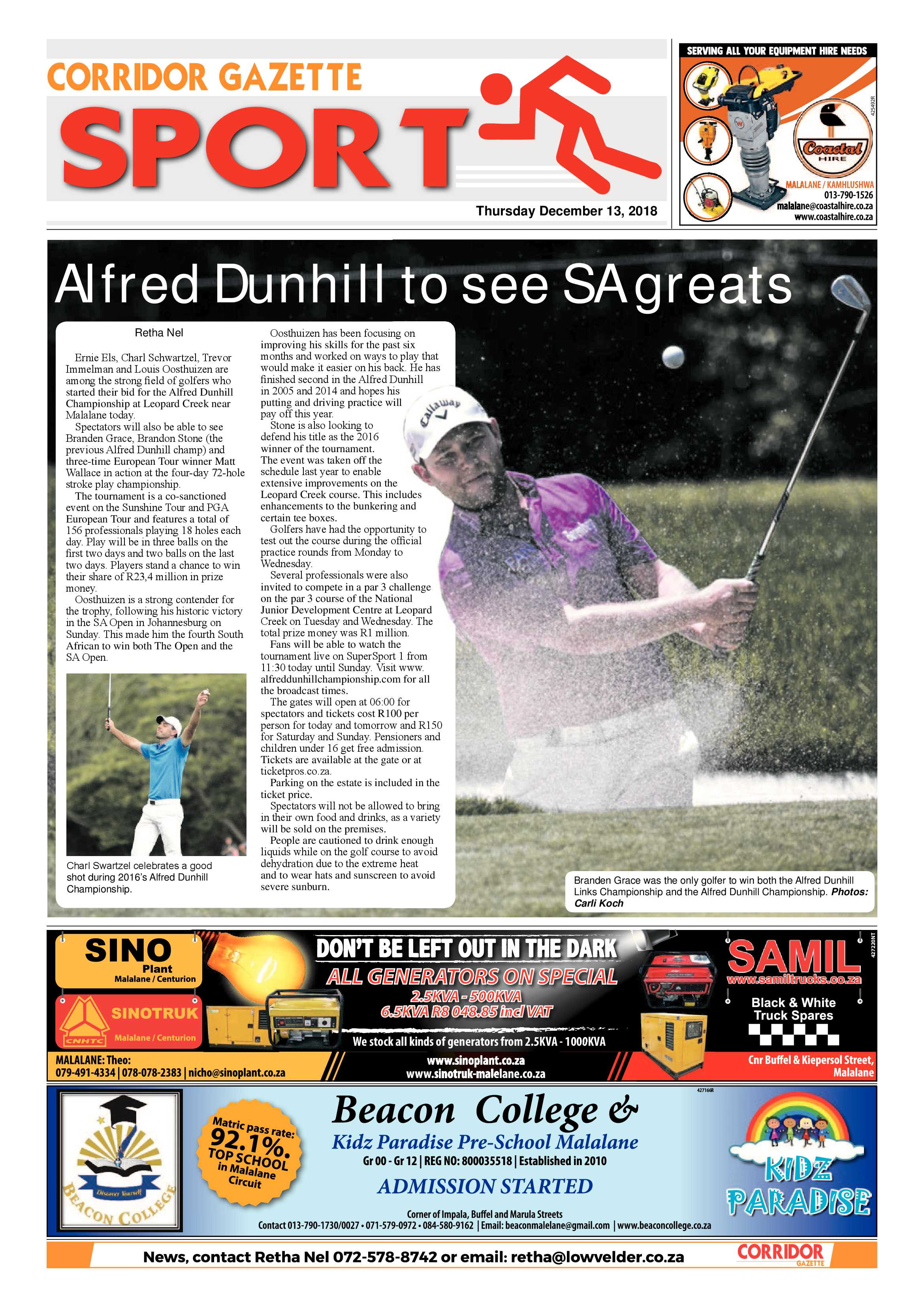 Corridor Gazette 13 December 2018 page 15
