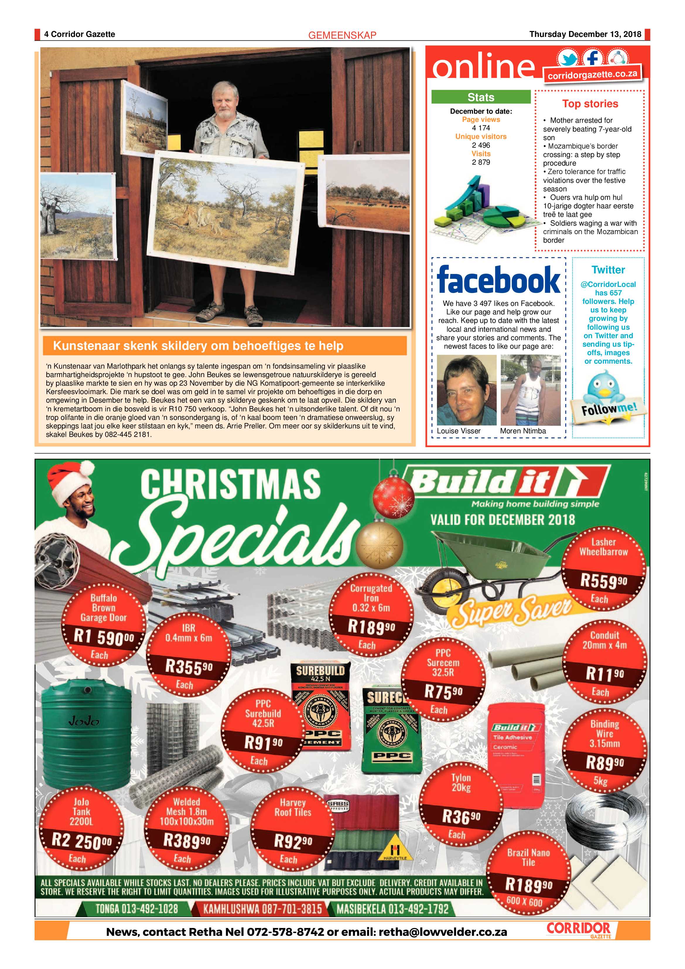 Corridor Gazette 13 December 2018 page 4