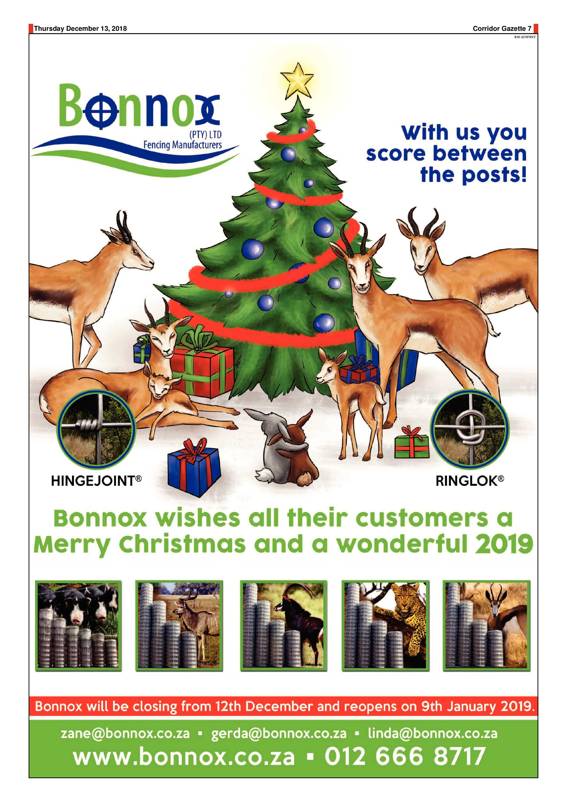 Corridor Gazette 13 December 2018 page 7